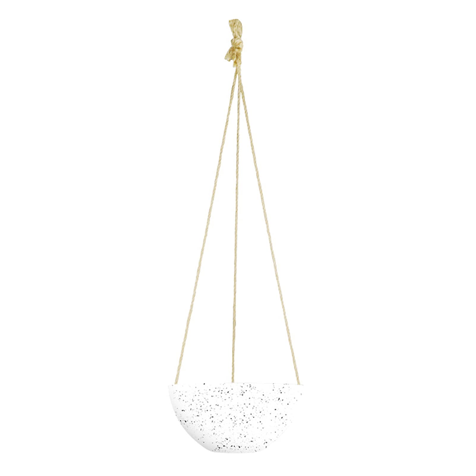 Dalismotemp Large Capacity Outdoor Hanging Flower Pots - Heavy Duty Plant Holder with Marble Finish for Garden, Balcony & Patio Decor - Perfect for Herbs, Flowers & Succulents