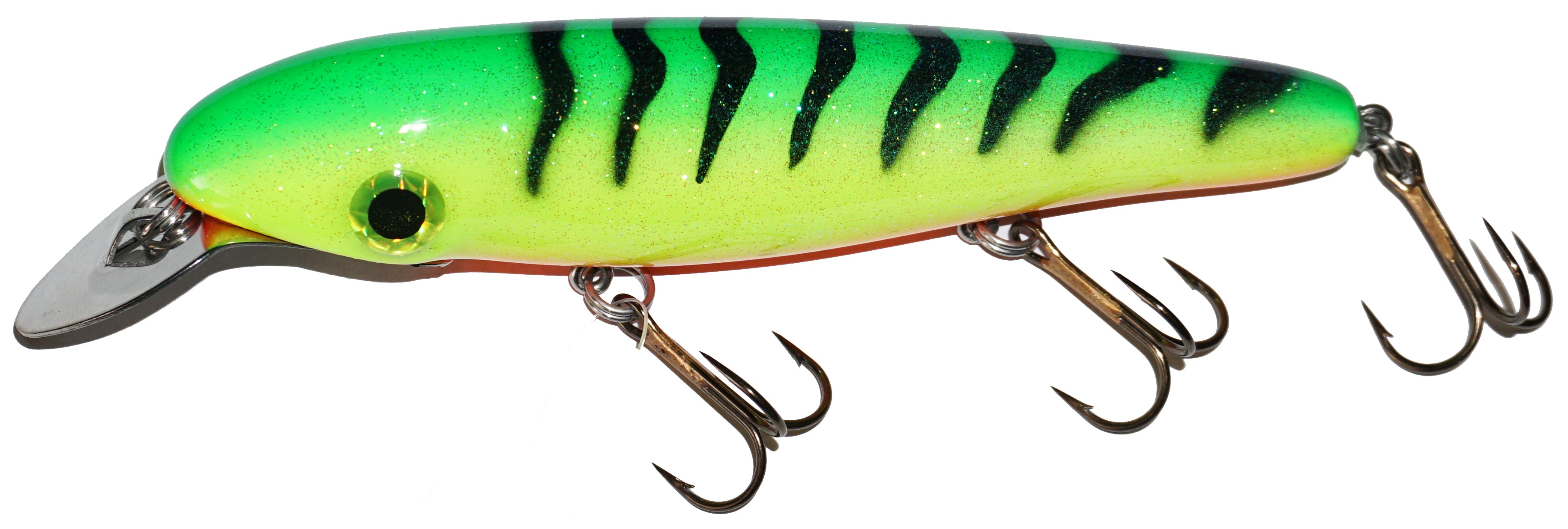 Big Fork Reef Digger Mid Range Crankbait Straight Model Fishing Lure - Perfect for Bass, Walleye, and Trout Fishing in Lakes and Rivers