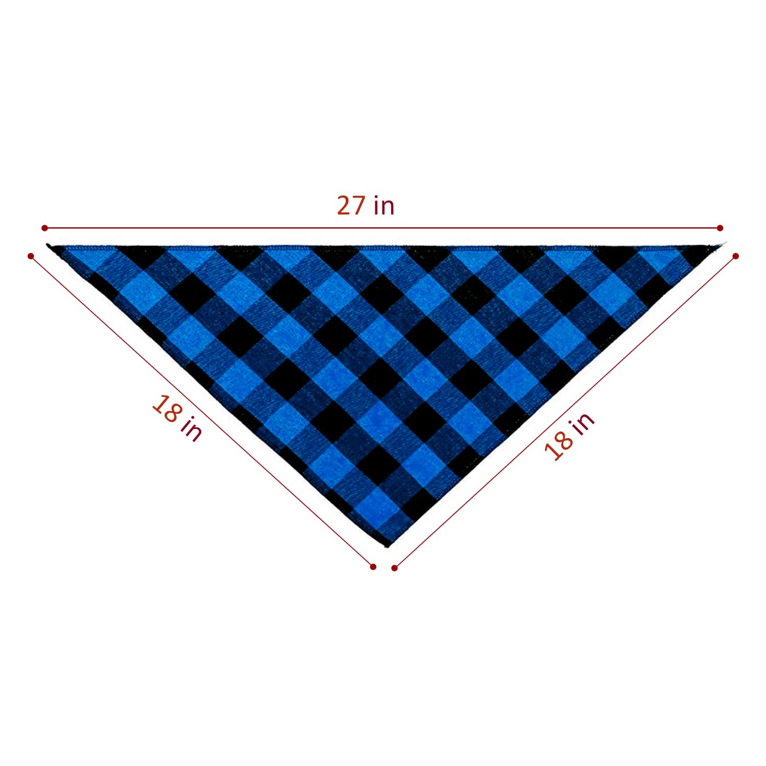 PTZIZI Funny Blue Plaid Cotton Pet Dog Triangle Bandana Bib - Mama's Boy Gender Reveal Photo Prop, Pet Scarf Accessory for Dogs - Perfect for Pet Lovers Gifts & Gender Announcement Photos