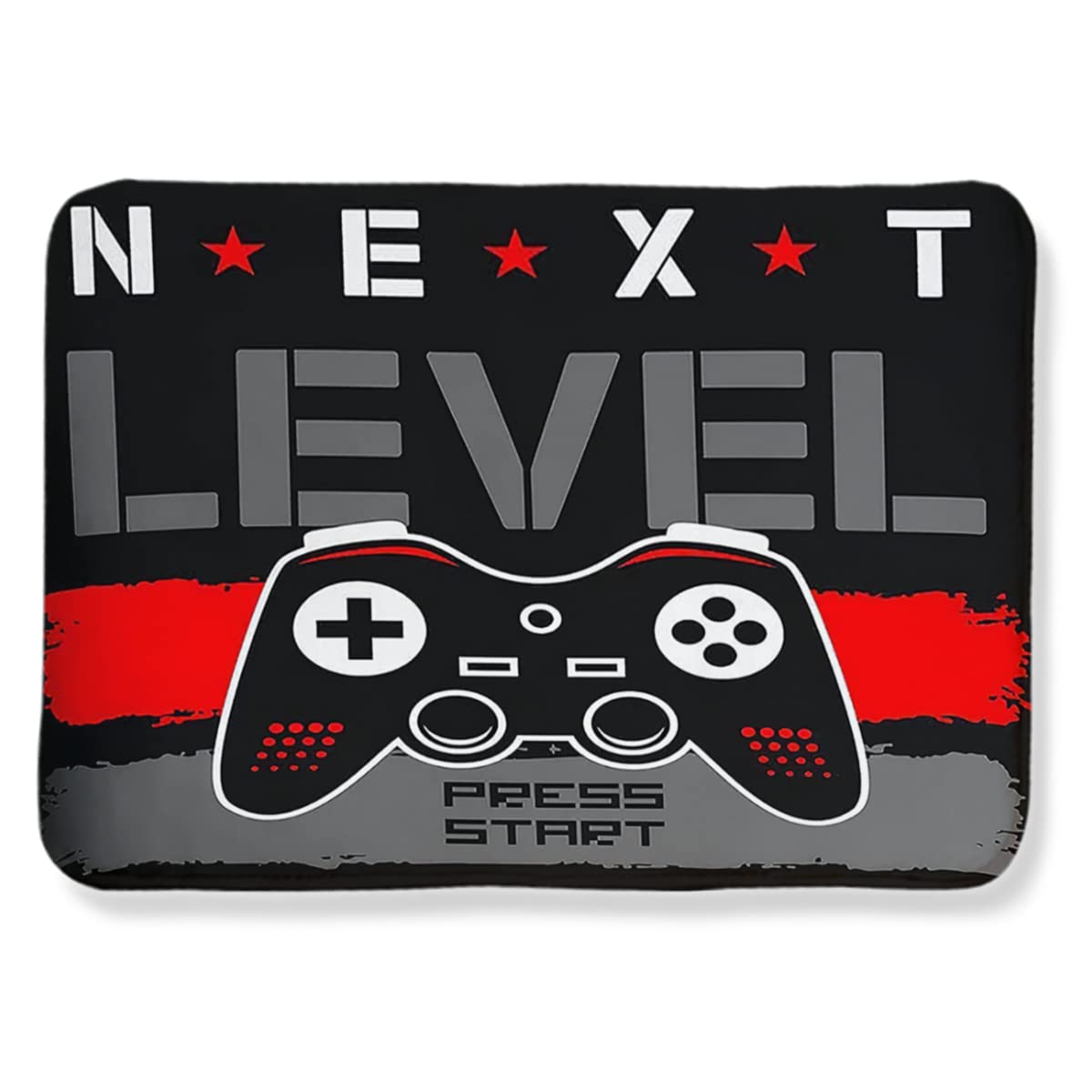 Washable Gaming Room Rug 39x70 inches - Video Game Themed Carpet for Gamer Bedroom, Living Room & Man Cave Decor - Perfect for Esports Setup, Streaming Background & Gaming Area Floor Mat