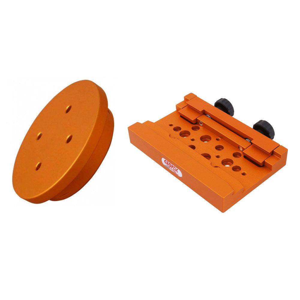 GEOPTIK Saddle Upgrade Kit for HEQ5 Mount - Enhanced Stability for Astrophotography & Telescope Tracking