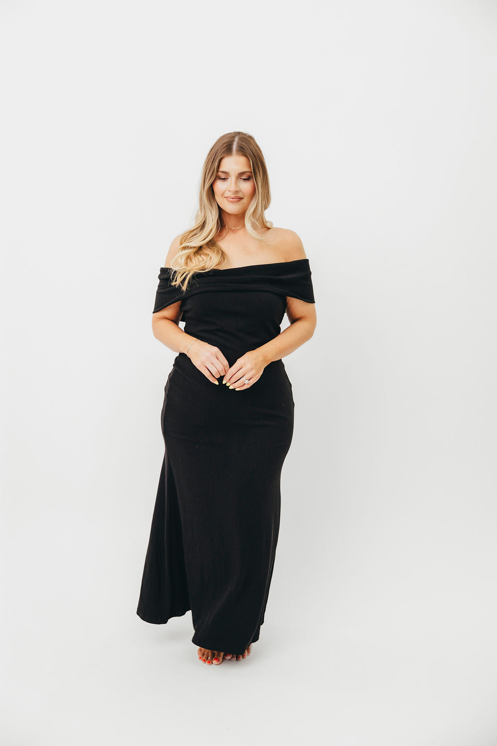Monroe Maxi Dress in Black - Bump Friendly Maternity Dress for Women | Comfortable & Stylish for Pregnancy, Nursing, and Everyday Wear