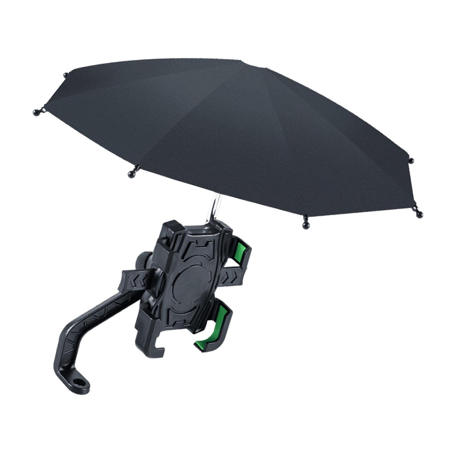 **MagiDeal Universal Motorcycle Phone Mount with Umbrella Holder - Waterproof Bike Phone Holder for GPS Navigation, Motorbike, ATV, Mountain Bike & Scooter Accessories - Perfect for Commuting, Off-Roading & Outdoor Adventures**
