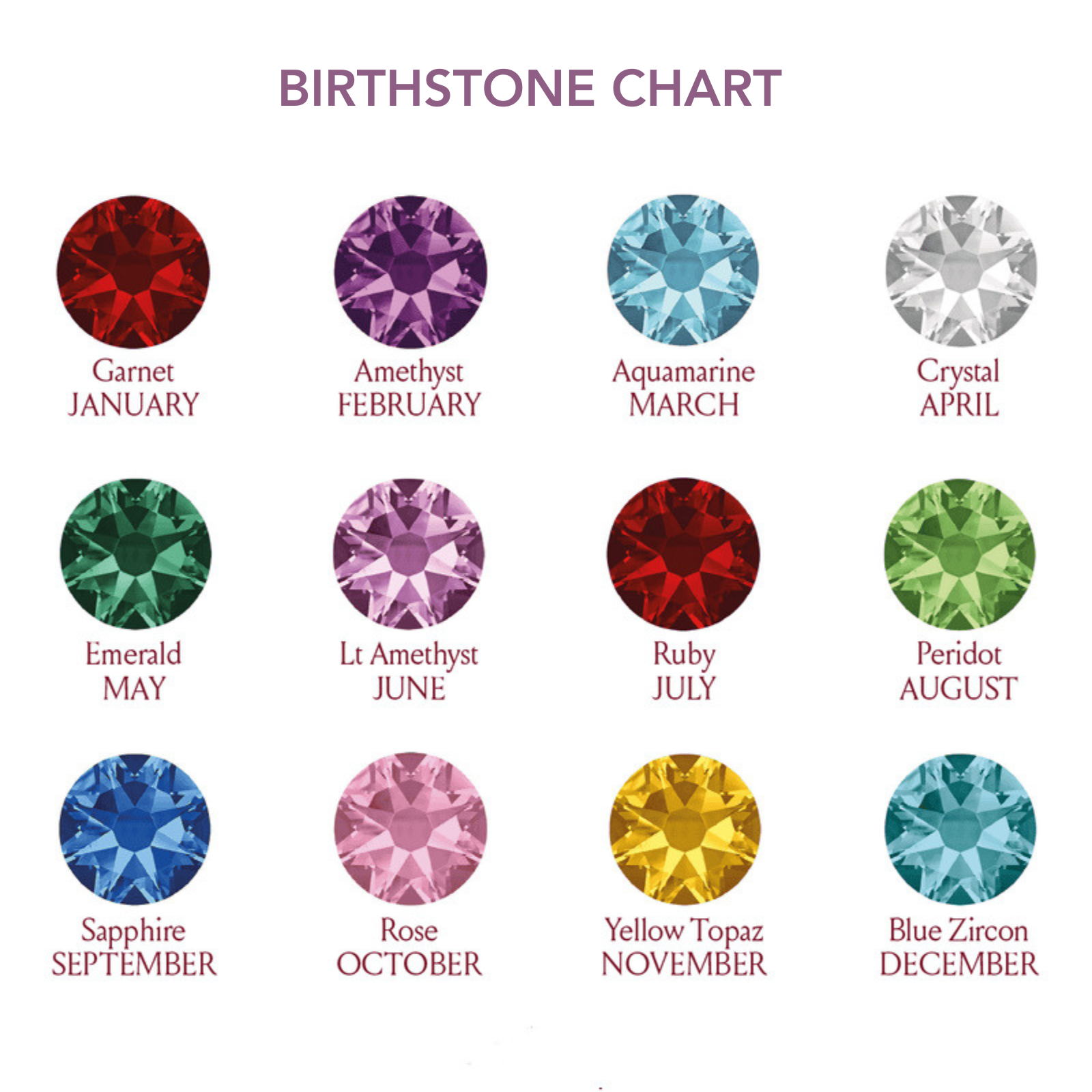 18K Gold Birthstone Beads Chain Bracelet - Personalized Zodiac Jewelry Gift for Women | HSB602 | Perfect for Birthdays, Anniversaries & Special Occasions
