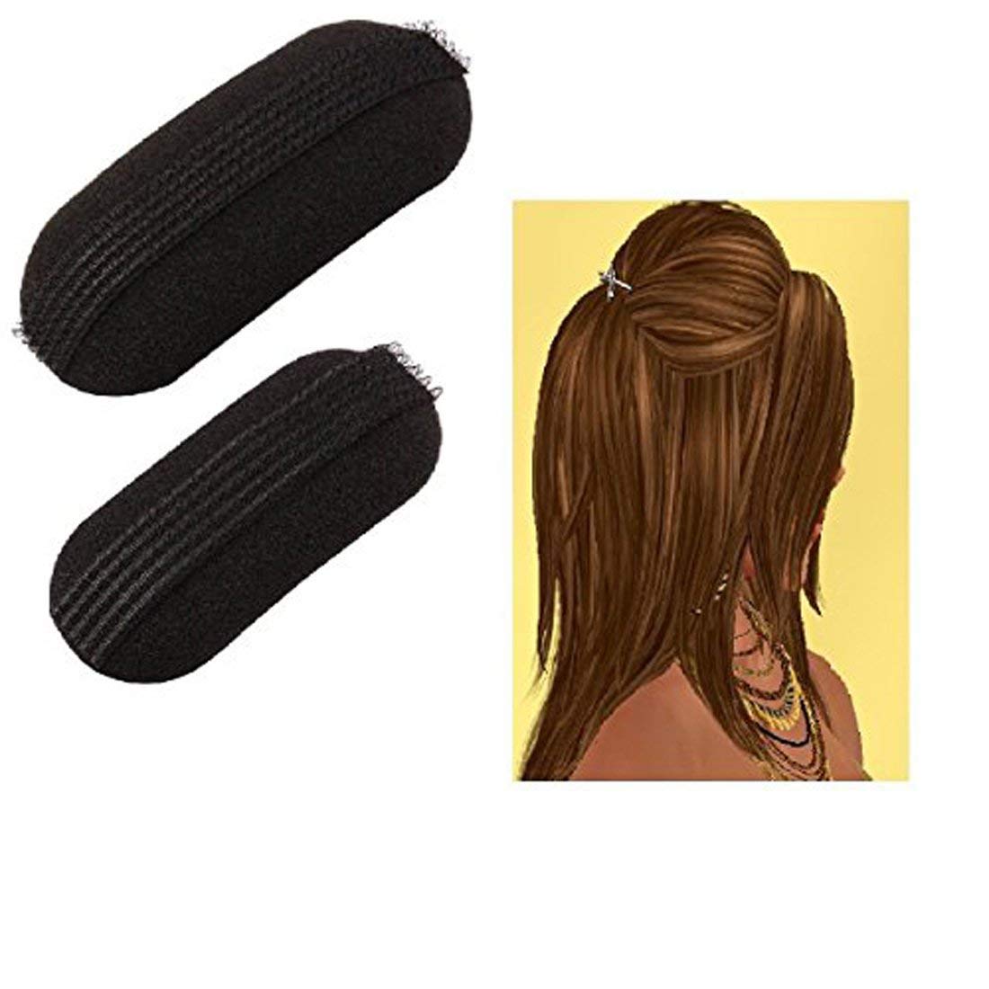 DYOMNIZY Princess Hair Puff Volumizer - Hair Bun Maker for Women, Party Hair Accessories, Hair Clip for Styling | Perfect for Weddings, Prom & Special Occasions