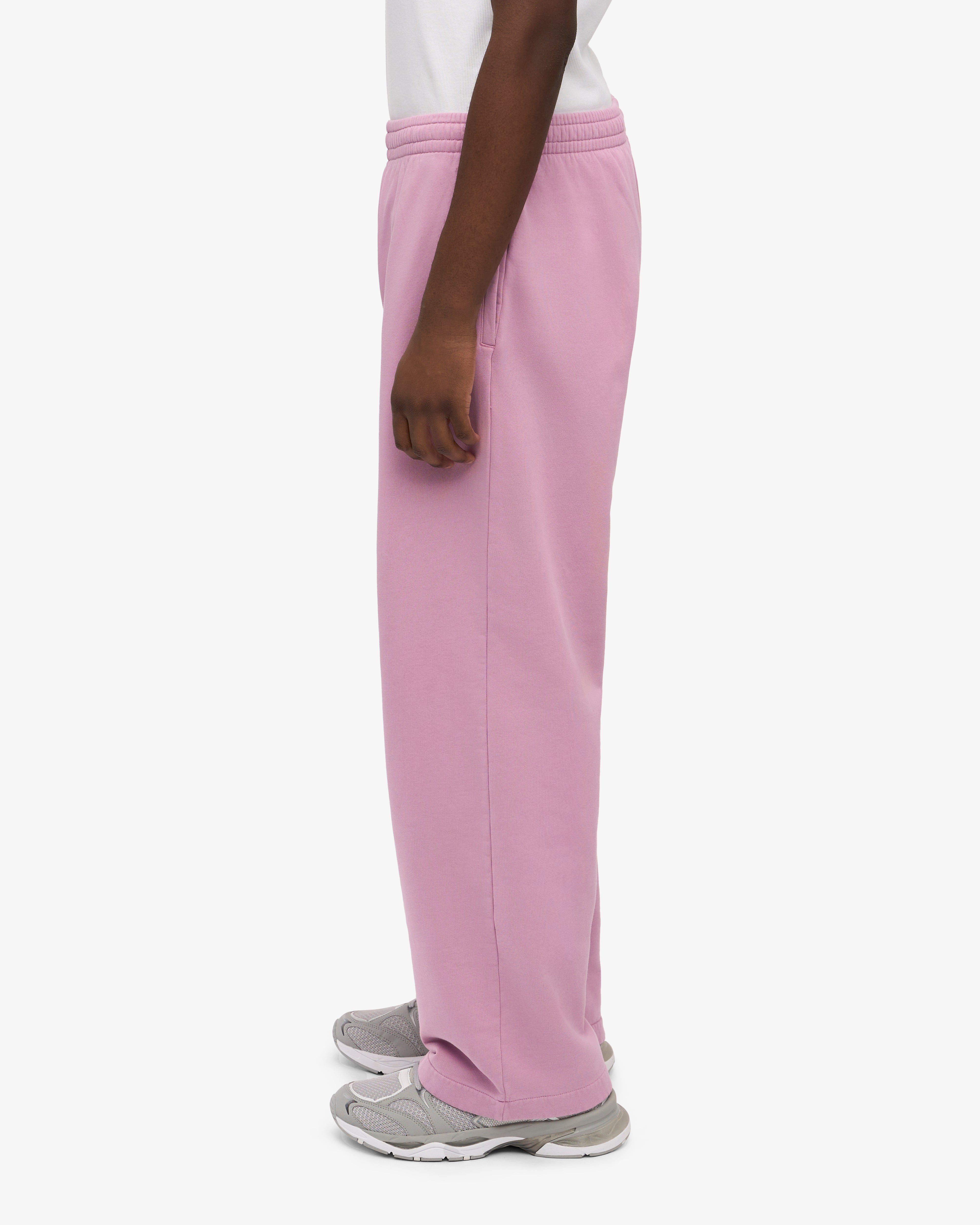 Organic Straight Leg Sweatpants for Women - Soft Cotton Joggers with Cherry Blossom Print - Perfect for Yoga, Lounge & Casual Wear