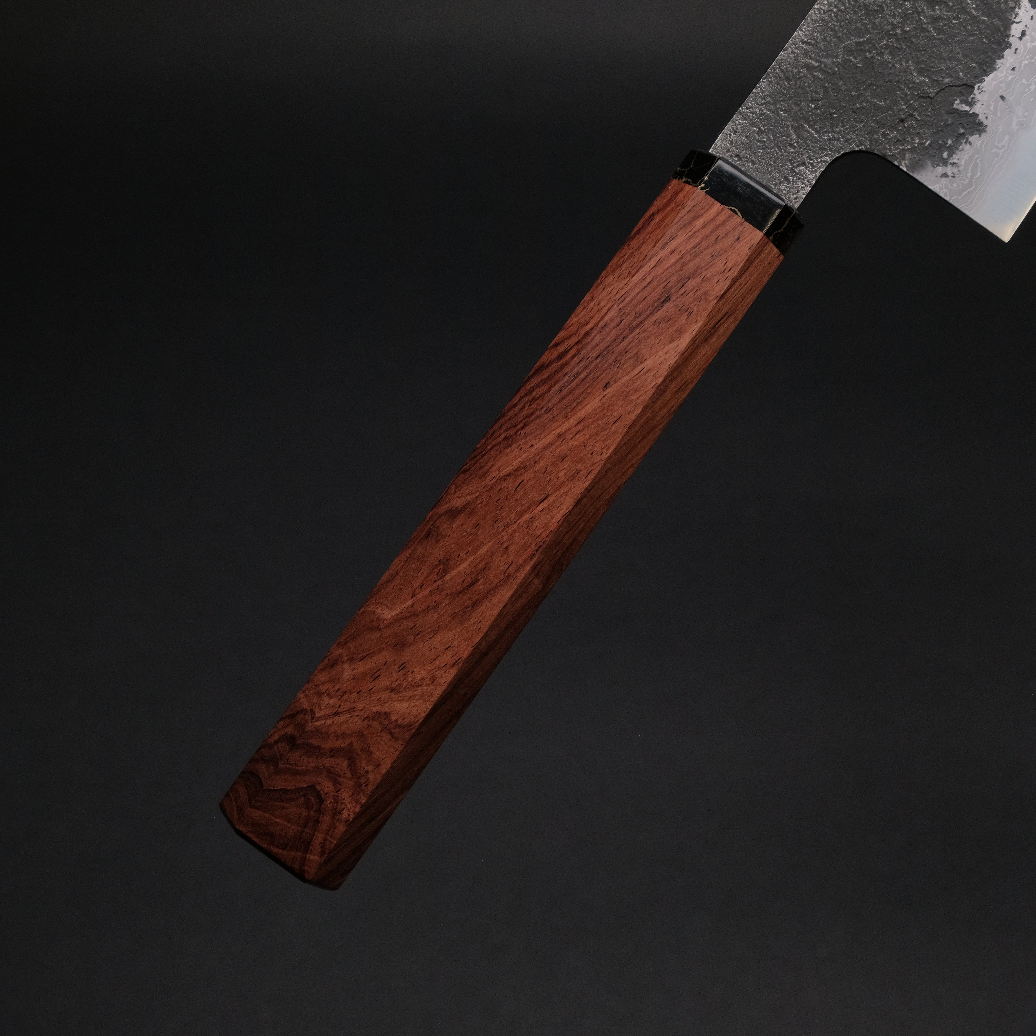 Premium Ajikataya White #2 Nashiji Damascus Gyuto 240mm Japanese Chef Knife with Rosewood & TQP Handle (#42) - Perfect for Sushi, Meat Slicing & Professional Kitchen Use