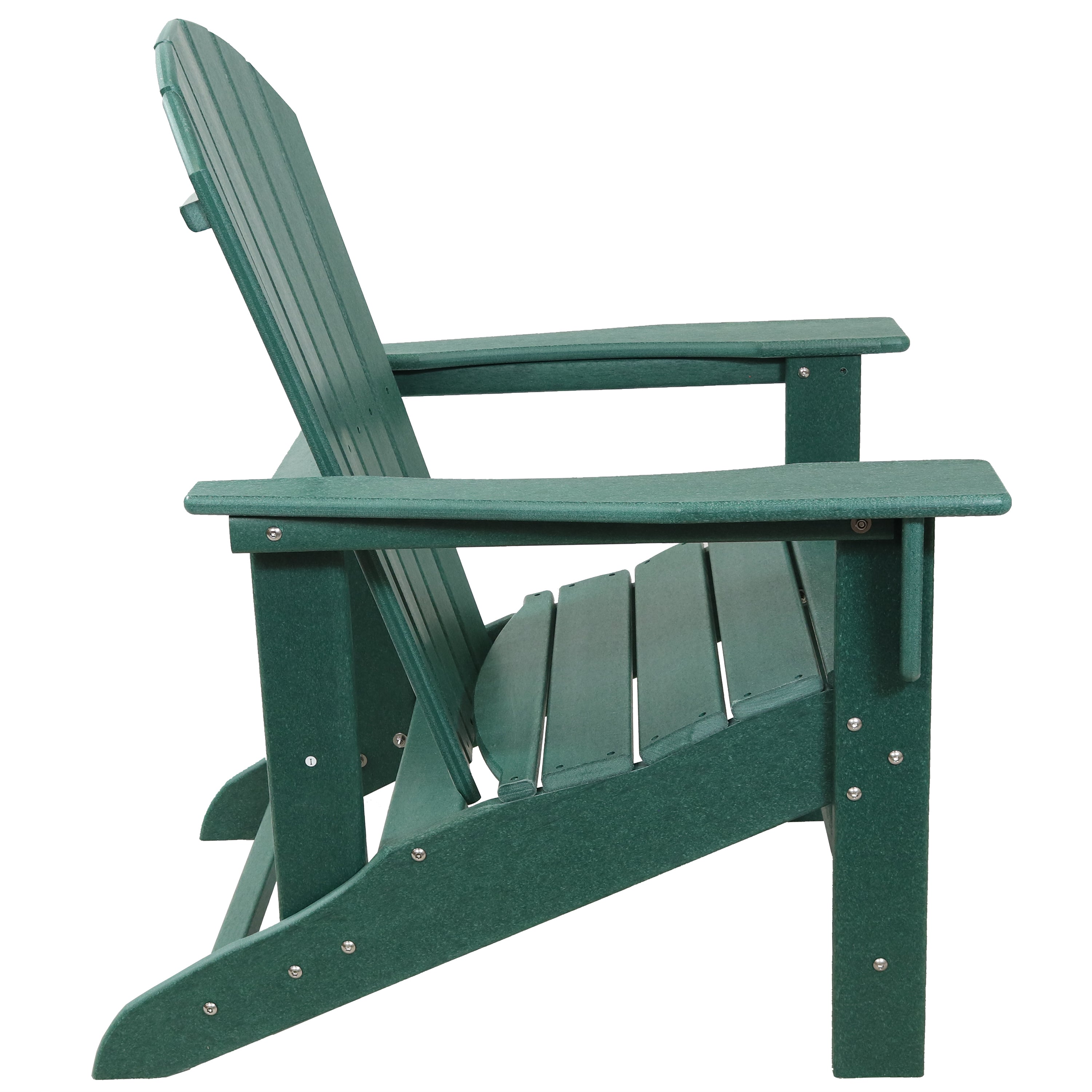 All-Weather Adirondack Chair by Sunnydaze - Heavy Duty 300 lb Capacity, 38.25