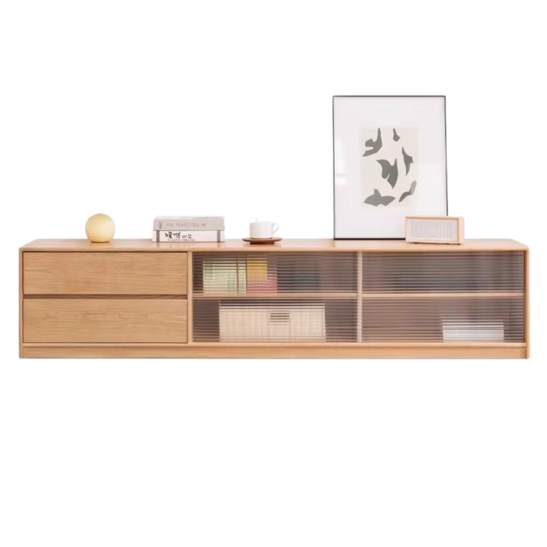70.9x15x15.8 inch/ 180x38x40сm/ Natural Wood color/ TV cabinet