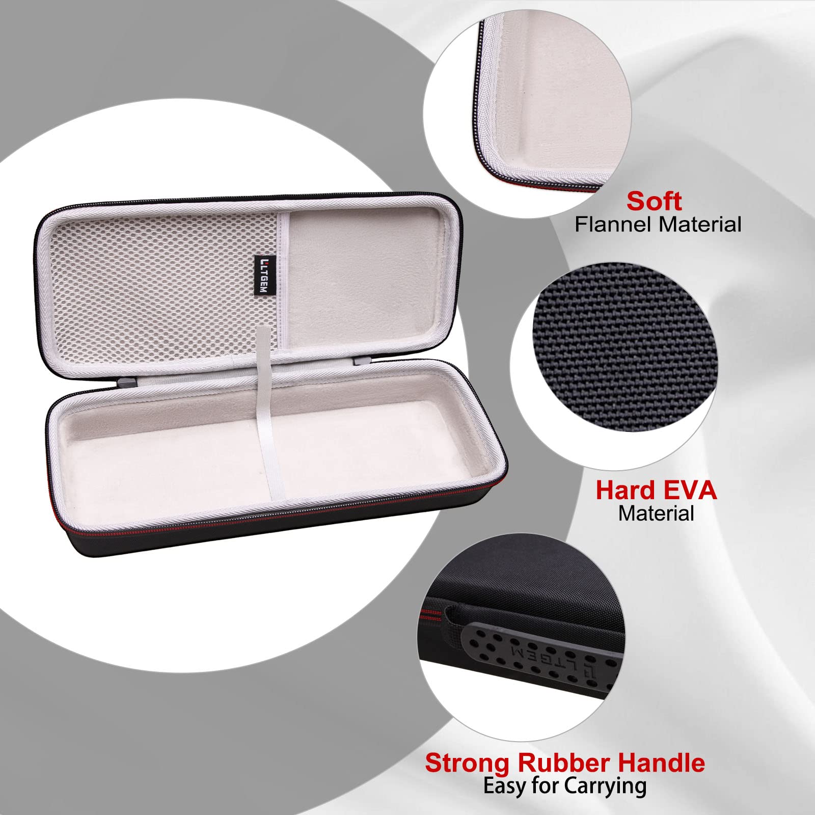 LTGEM EVA Hard Case for Canon imageFORMULA R10 Portable Document Scanner - Shockproof Protective Carrying Storage Bag for Office, Travel & Home Use