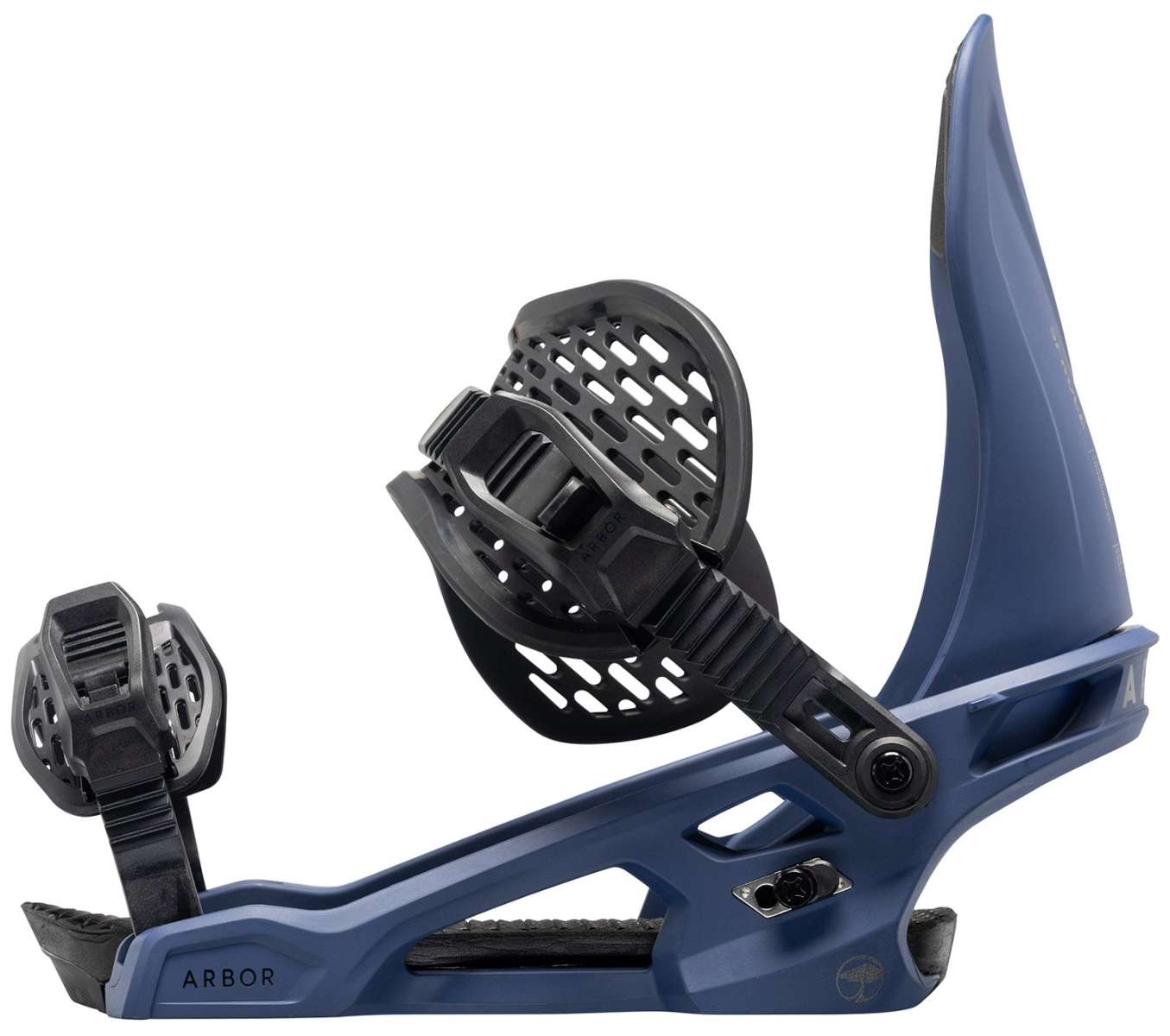 2024 Arbor Spruce Snowboard Bindings - Lightweight & Durable for All-Mountain Riding | Perfect for Freestyle & Powder Snowboarding