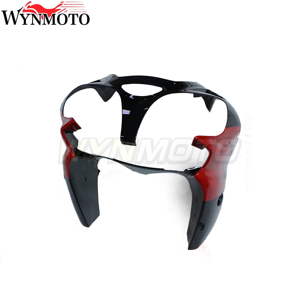 WYNMOTO Red & Black Motorcycle Fairing Kit for Kawasaki ZX-9R (2002-2003) | ABS Plastic Body Frame | Perfect for Racing & Street Riding