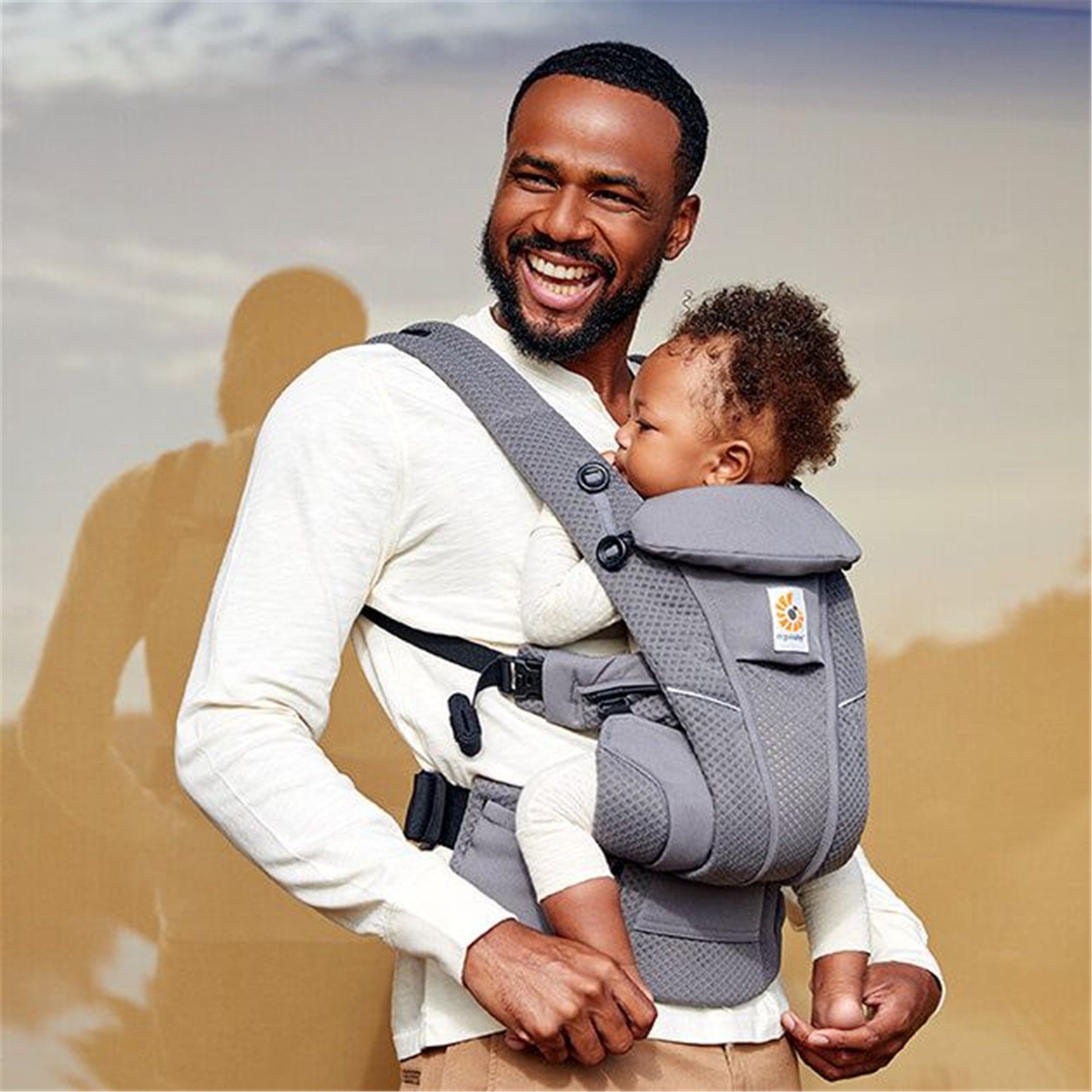 Ergobaby Omni Breeze Baby Carrier - Lightweight & Breathable for Newborn to Toddler (Graphite Grey) | Perfect for Hiking, Travel & Everyday Use