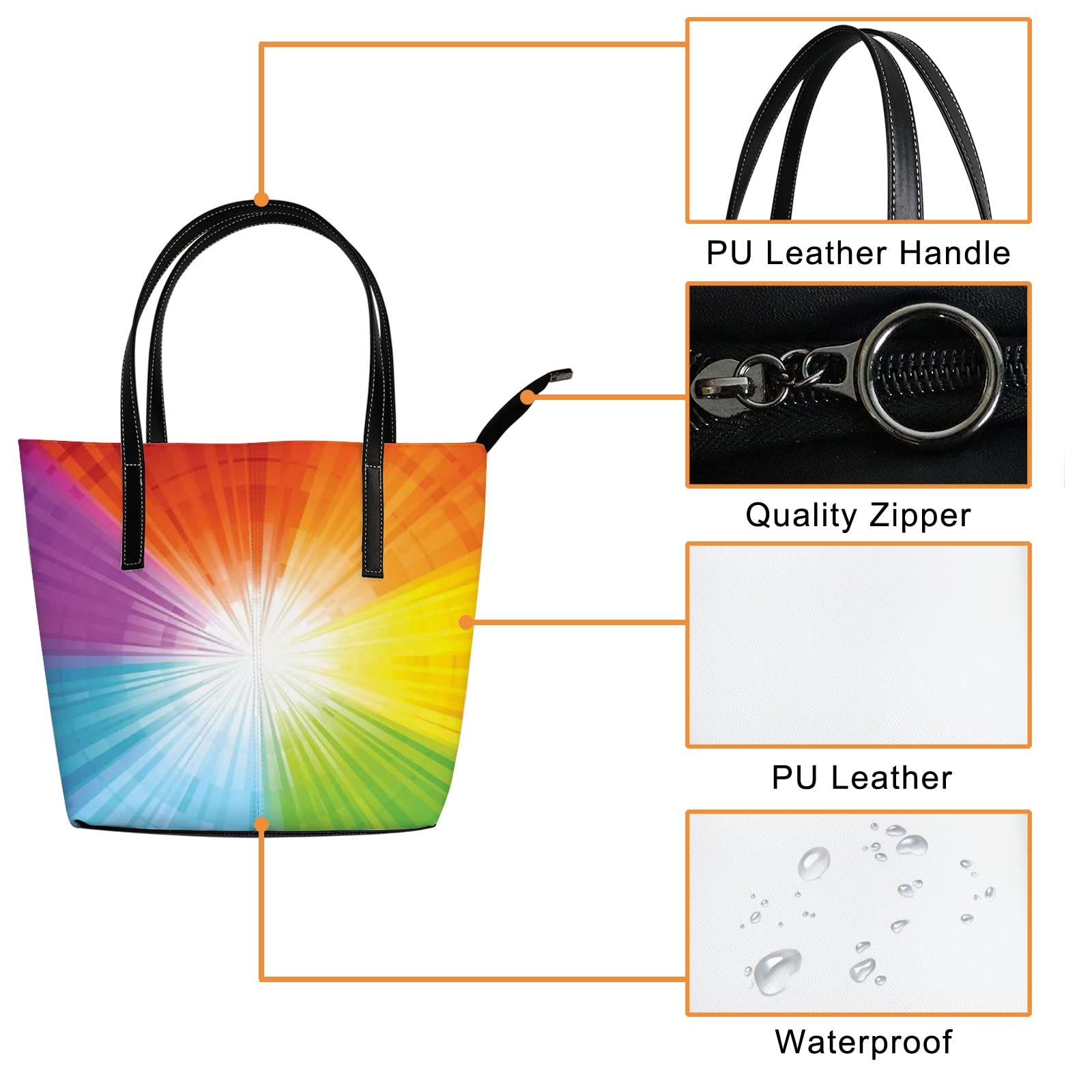 Premium Genuine Leather Handbags for Women - Stylish Crossbody & Work Tote Bags - Perfect for Office, Travel & Everyday Use