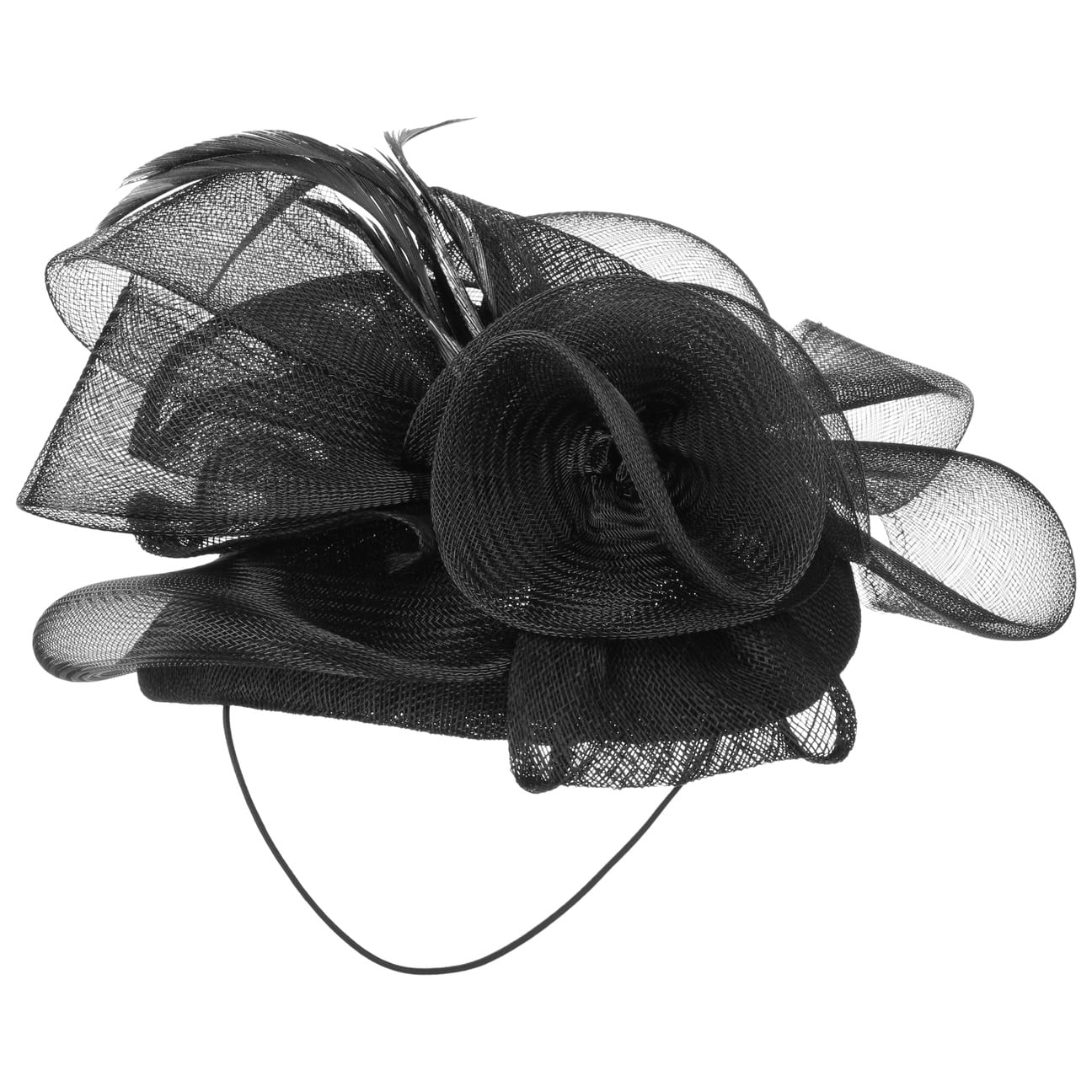 Lierys Sinamay Crynol Fascinator Hat - Elegant Women's Headpiece for Weddings, Races & Special Occasions