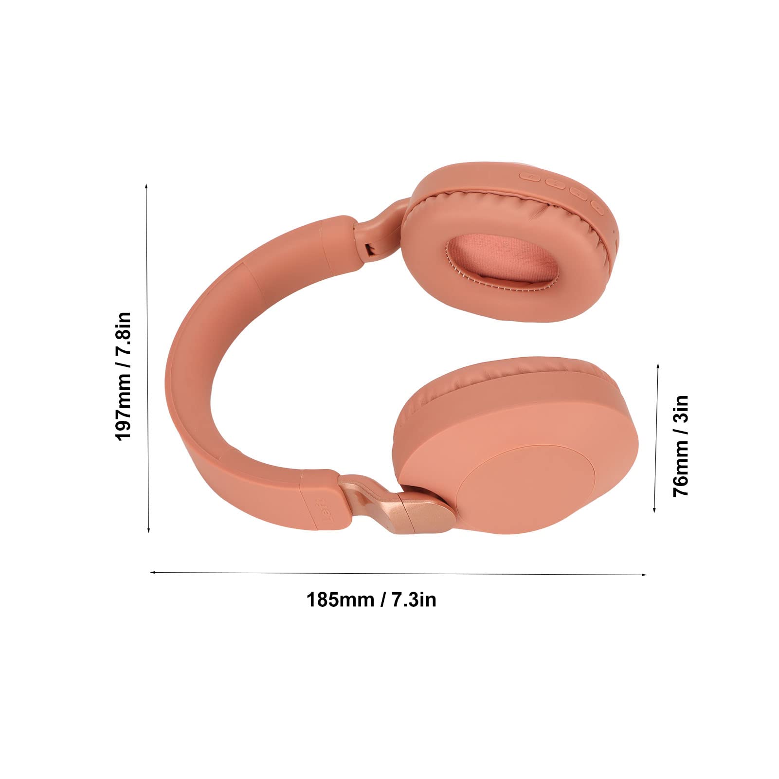 **Locadence Wireless Gaming Headset with Microphone - HiFi Sound, Bluetooth 5.1 & Wired Dual Mode, Foldable Design, Type-C Port (Red) - Perfect for PC, PS5, Xbox & Mobile Gaming**