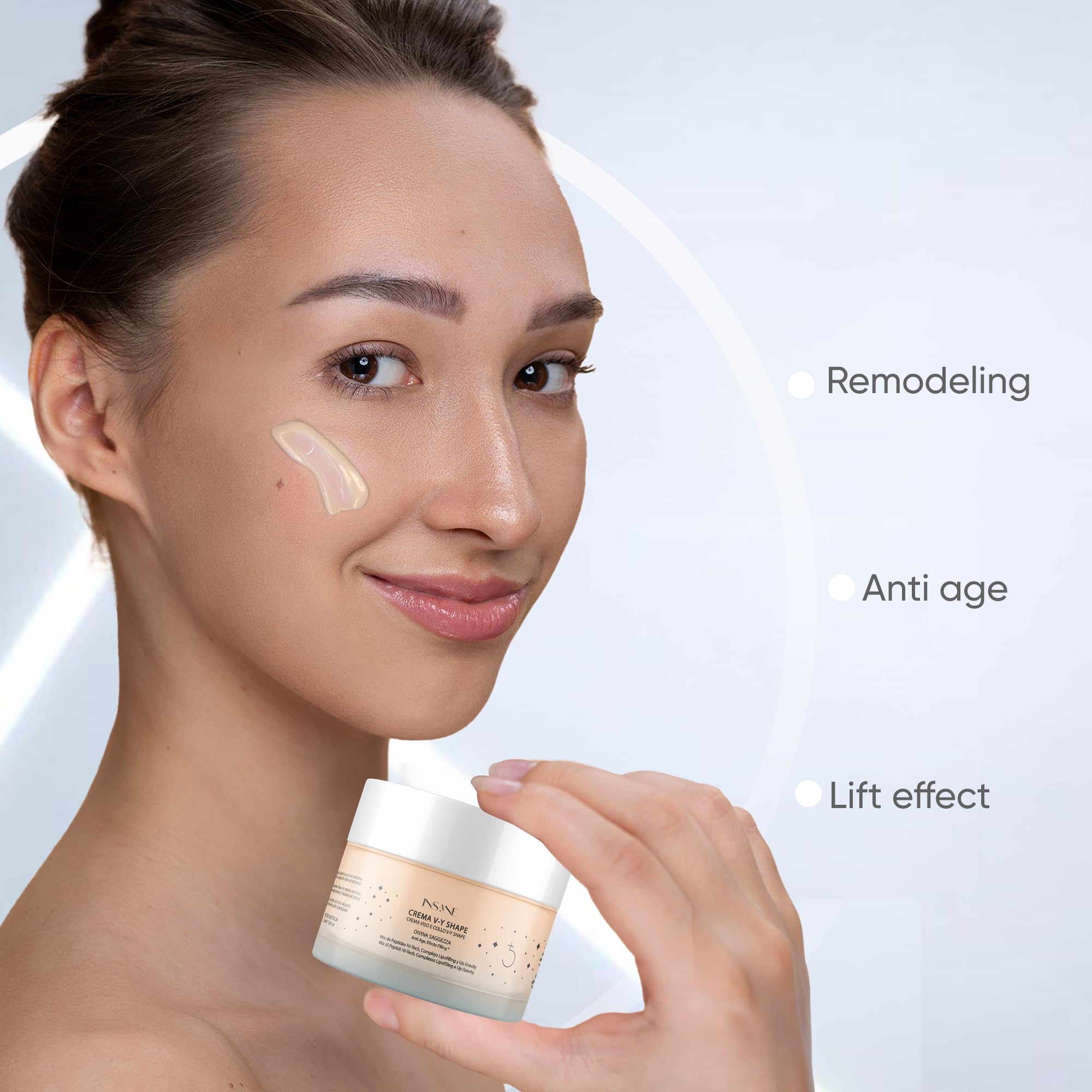 Peptides + Collagen + Hyaluronic Acid Face & Neck Tightening Cream - Anti-Aging Firming Moisturizer for Wrinkles & Elasticity | Deep Hydration & Brightening | 1.69 fl Oz | Perfect for Daily Skincare Routine & Nighttime Rejuvenation