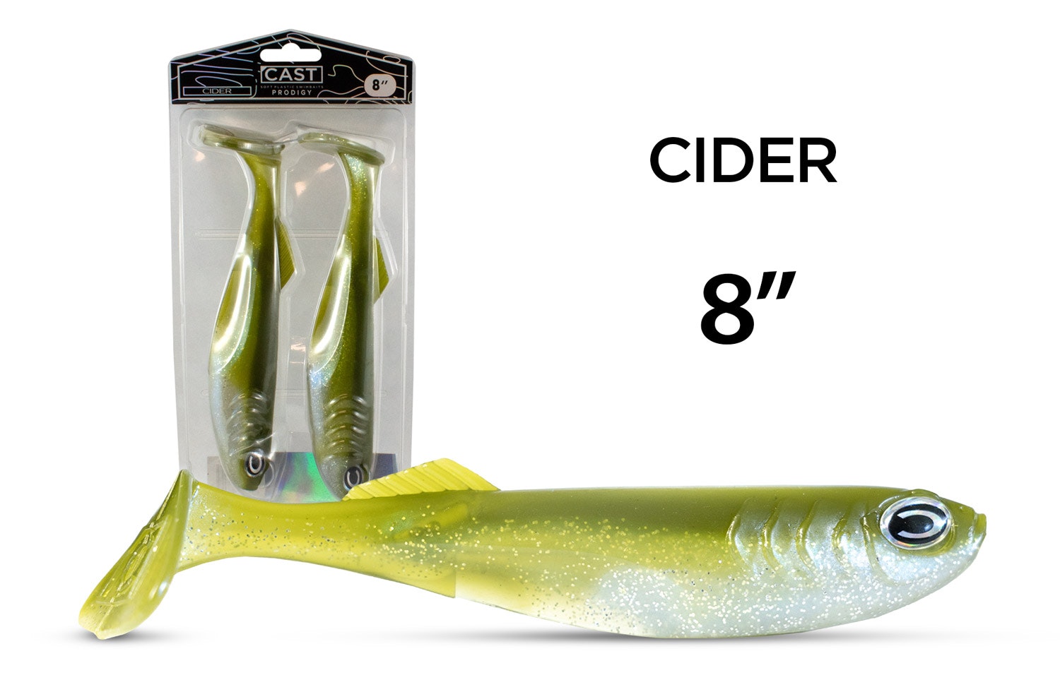 Cast Prodigy 8 Lure - Premium Fishing Lures for Bass, Trout & Walleye - Ideal for Freshwater & Saltwater Fishing Trips