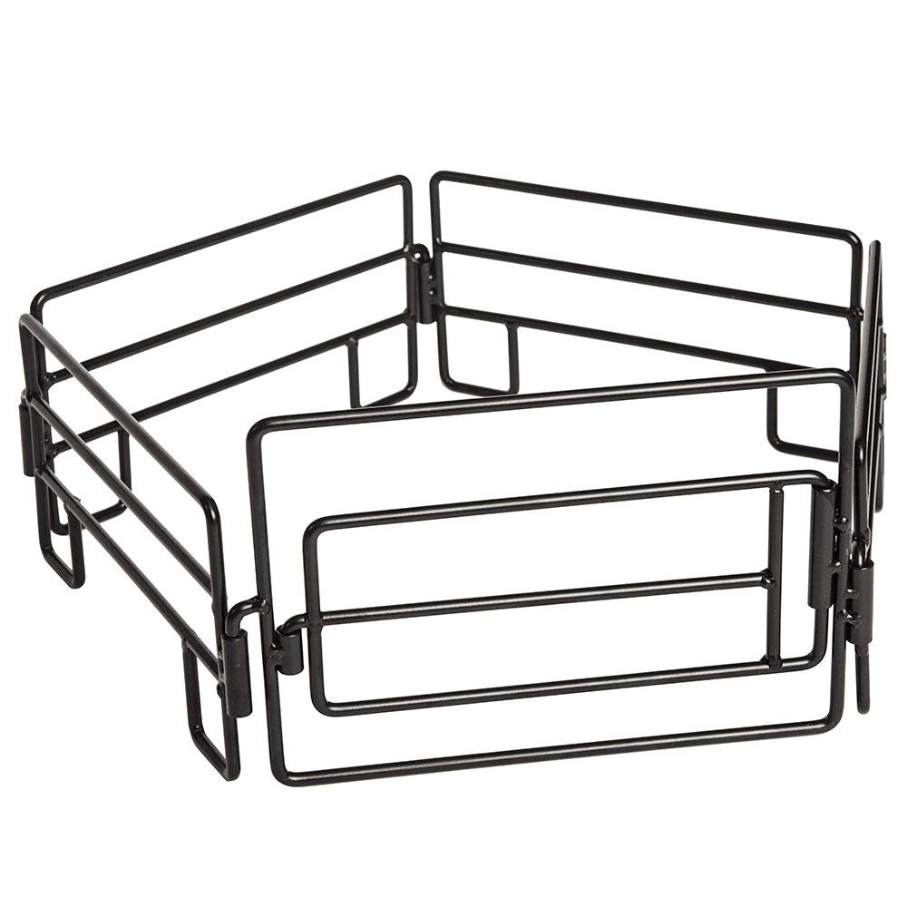 Little Buster Toys 5-Piece Baby Safety Gate Panel Set - Black | Childproof Stairs, Doorways & Openings for Home Protection