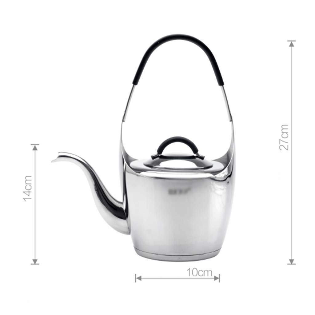 Premium Stainless Steel Whistling Tea Kettle with Infuser - 1L Capacity, Anti-Scald Handle & Rust-Proof for Stovetop - Perfect for Home Kitchen, Coffee & Tea Brewing, Camping & Outdoor Use