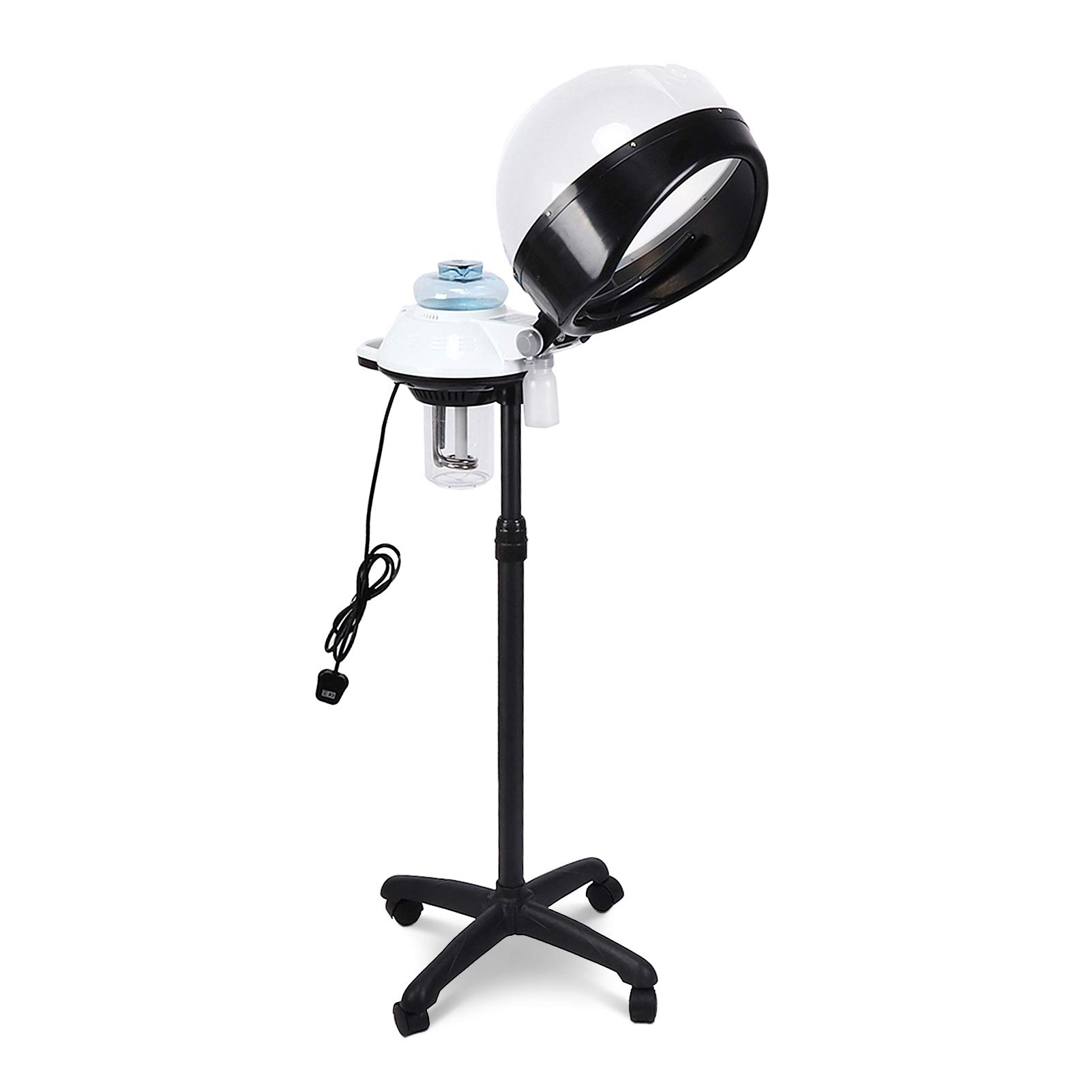 Professional Salon Hair Steamer with Rolling Stand - Hooded Hair Steamer for Coloring, Perming & Deep Conditioning - 110V US Plug - Perfect for Salons & Home Hair Care