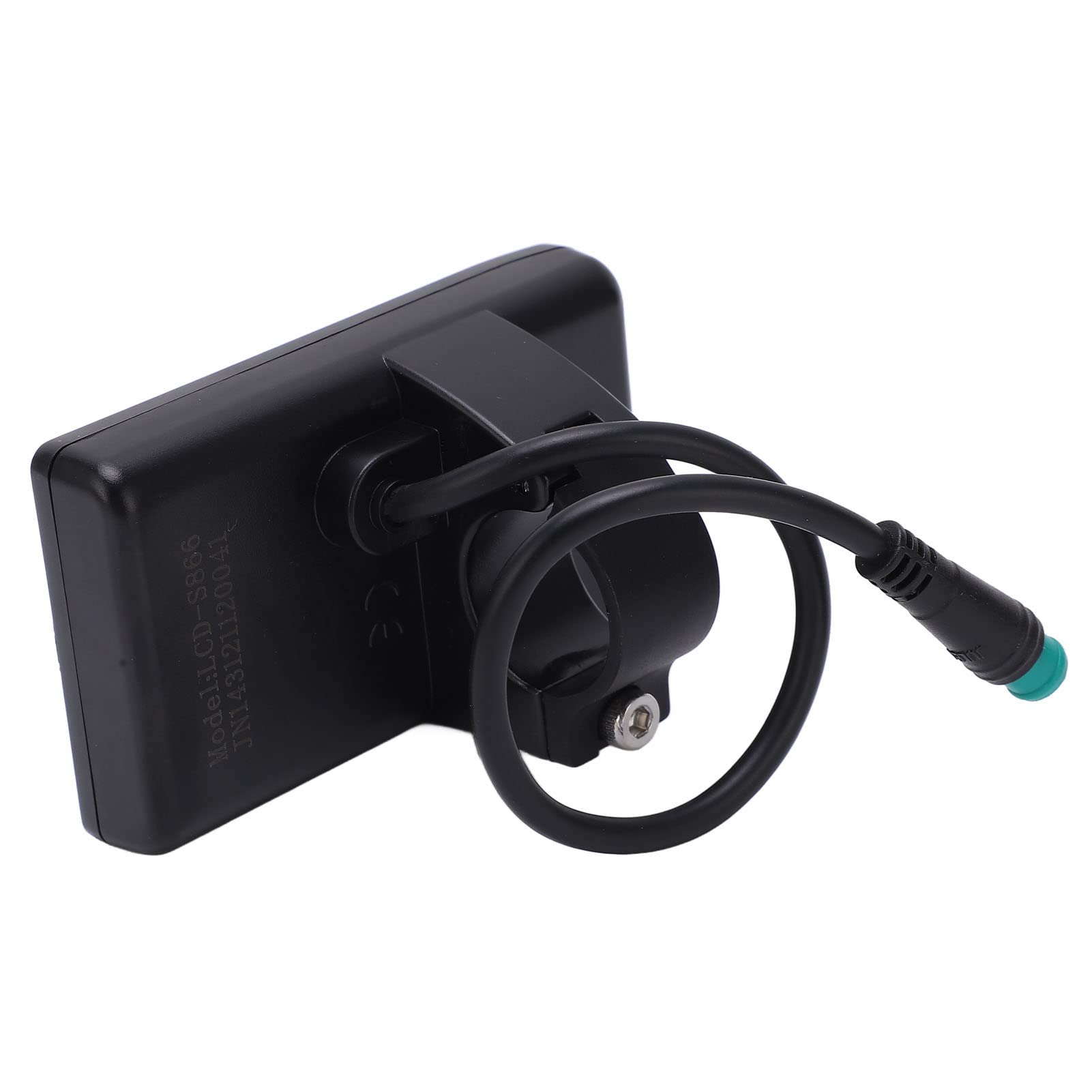 Electric Bike LCD Display - 5 Pin 24V/36V/48V S866 Waterproof LCD Panel for E-Bike & Scooter Upgrades - Speed, Battery & Performance Meter for Commuting & Outdoor Riding