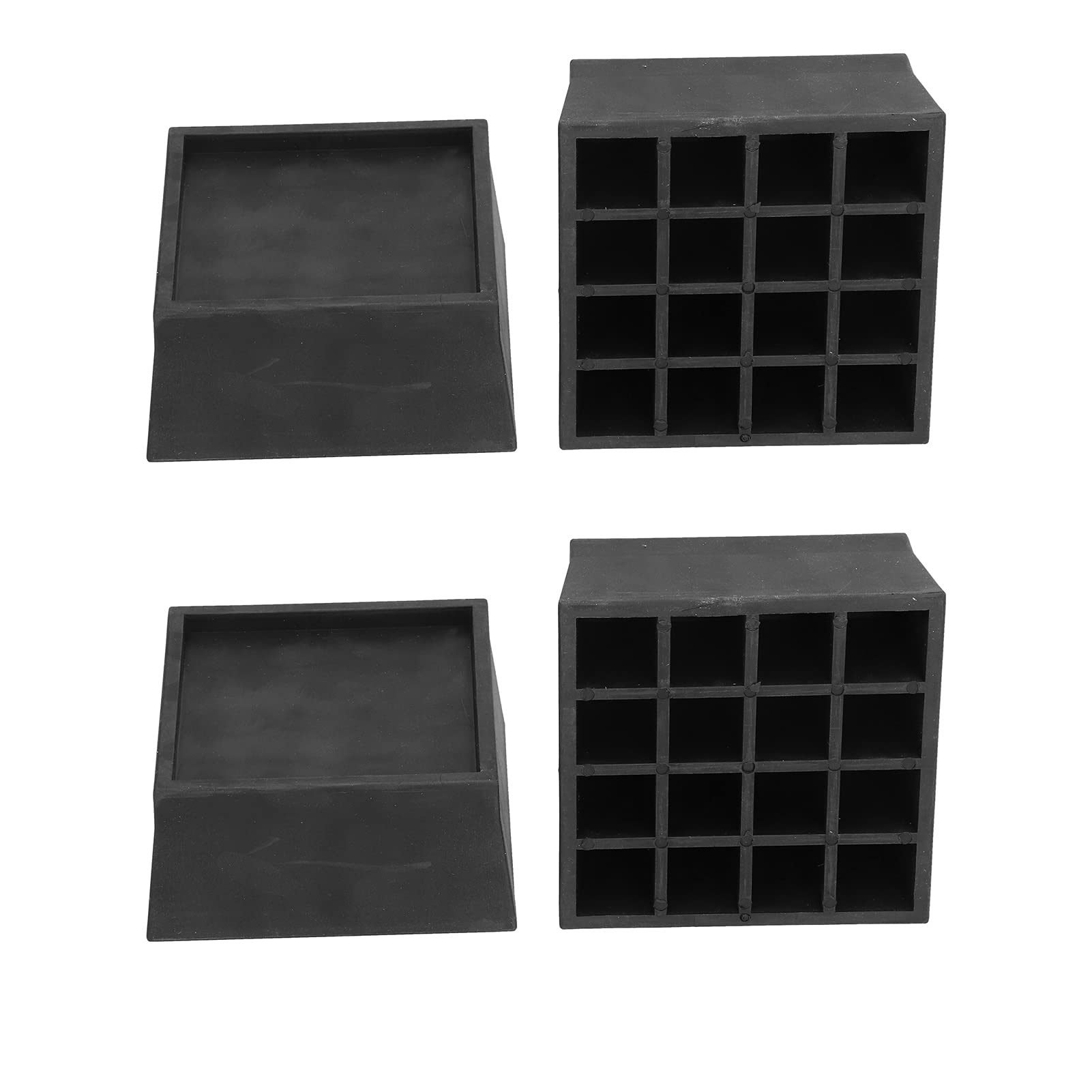 Pinsofy Heavy Duty Stackable Bed Lift Risers - Waterproof Furniture Risers for Desk, Sofa, Chair & Living Room - Perfect for Home Office, Dorm Room & Bedroom Organization