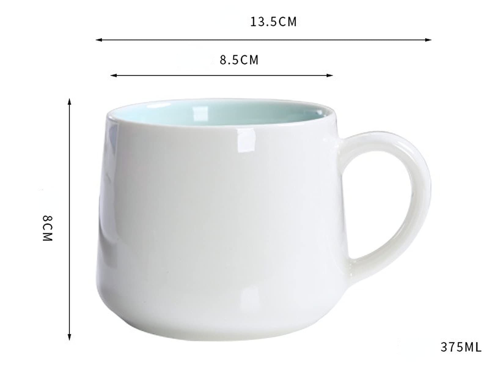 Funny Duck Inside Ceramic Coffee Mug - 12oz Cute Animal Tea Cup with Handle & Spoon - Perfect Gift for Women, Friends, Birthday - Ideal for Home, Office & Coffee Lovers