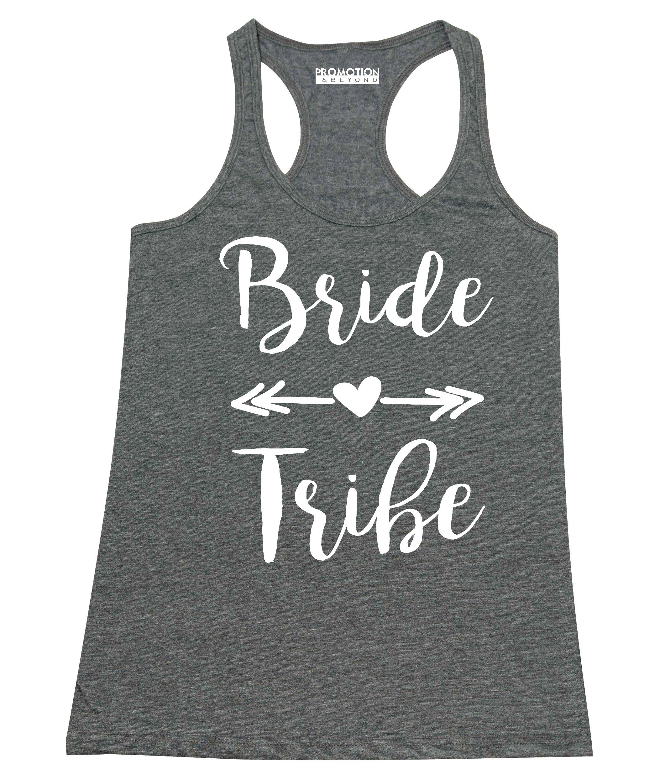 Bride Tribe White Wedding Bridal Party Tank Top for Women - Perfect for Bachelorette Parties, Bridal Showers & Wedding Events