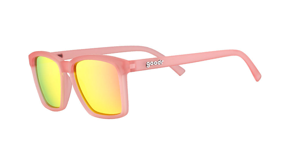 Goodr LFG Polarized Sunglasses for Running & Outdoor Activities - Shrimpin' Ain't Easy Style (UV Protection, Lightweight Frame) - Perfect for Beach, Cycling & Summer Adventures
