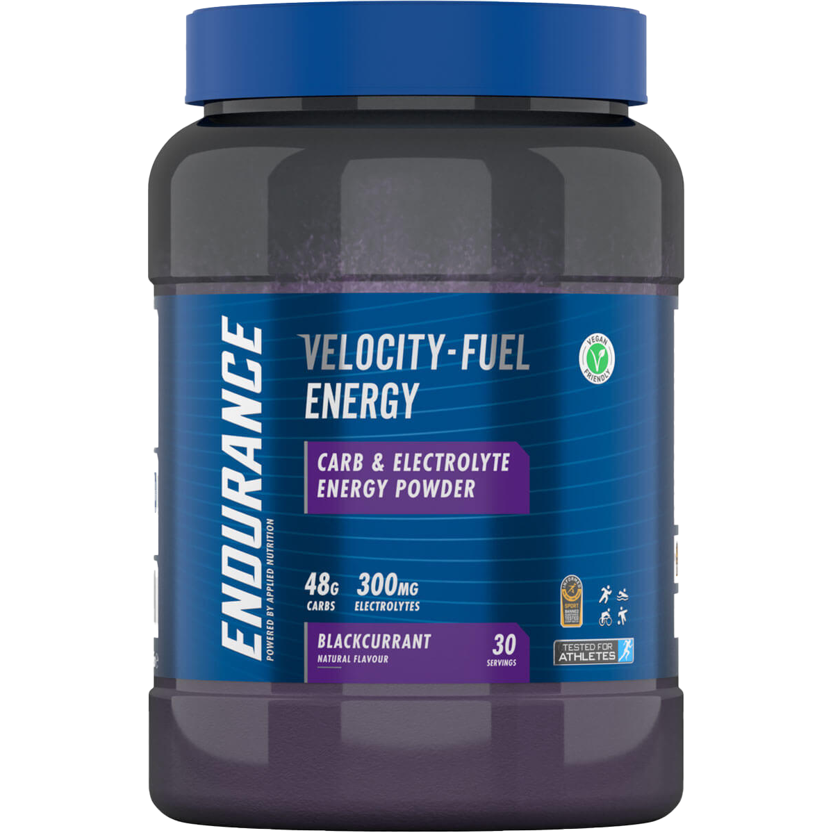 Applied Nutrition Endurance Carb & Electrolyte Energy Powder - Blackcurrant Flavor 1.5kg | Workout Recovery & Hydration Supplement for Athletes | Pre-Workout & Post-Exercise Energy Boost