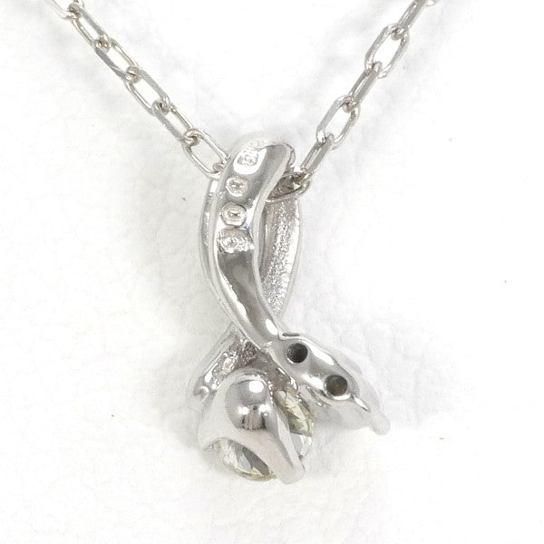 18K White Gold Diamond Necklace for Women - Elegant & Timeless Jewelry for Weddings, Anniversaries & Special Occasions