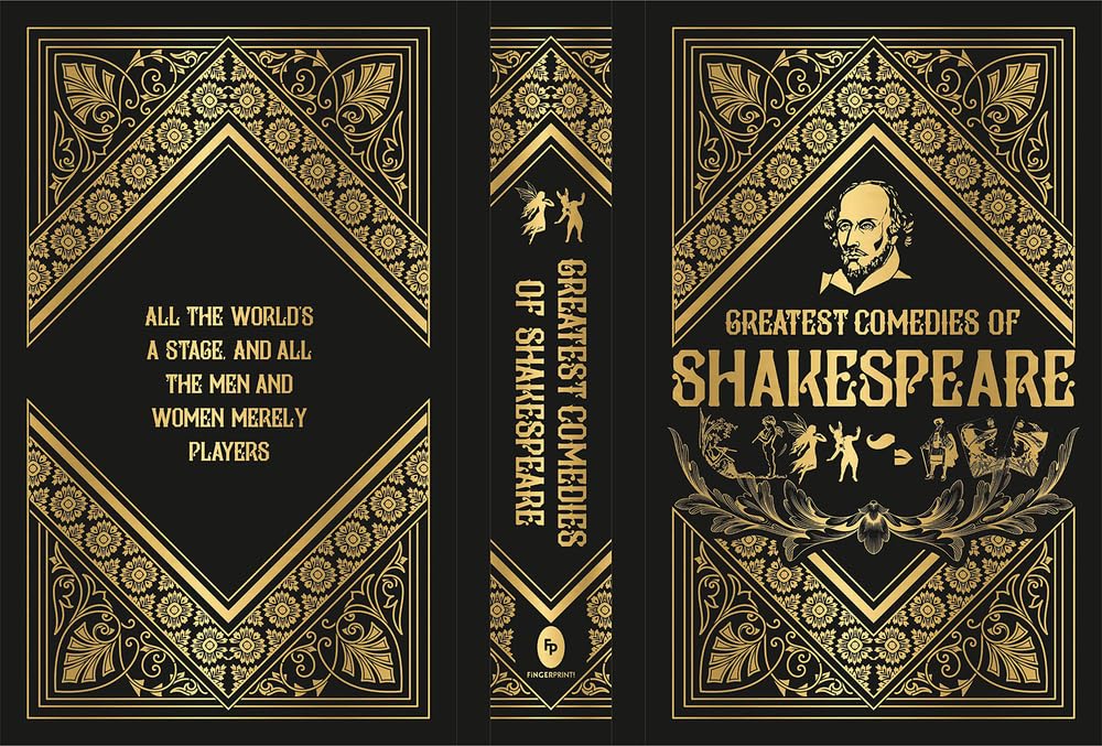 Greatest Comedies of Shakespeare - Deluxe Hardbound Collector's Edition | Classic Literature Books | Perfect for Book Lovers & Theater Enthusiasts