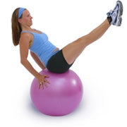 TheraGear Professional Stability Ball - 65cm Exercise Ball for Yoga, Pilates, Core Workouts & Physical Therapy - Anti-Burst Fitness Ball with Pump for Home Gym & Office Use