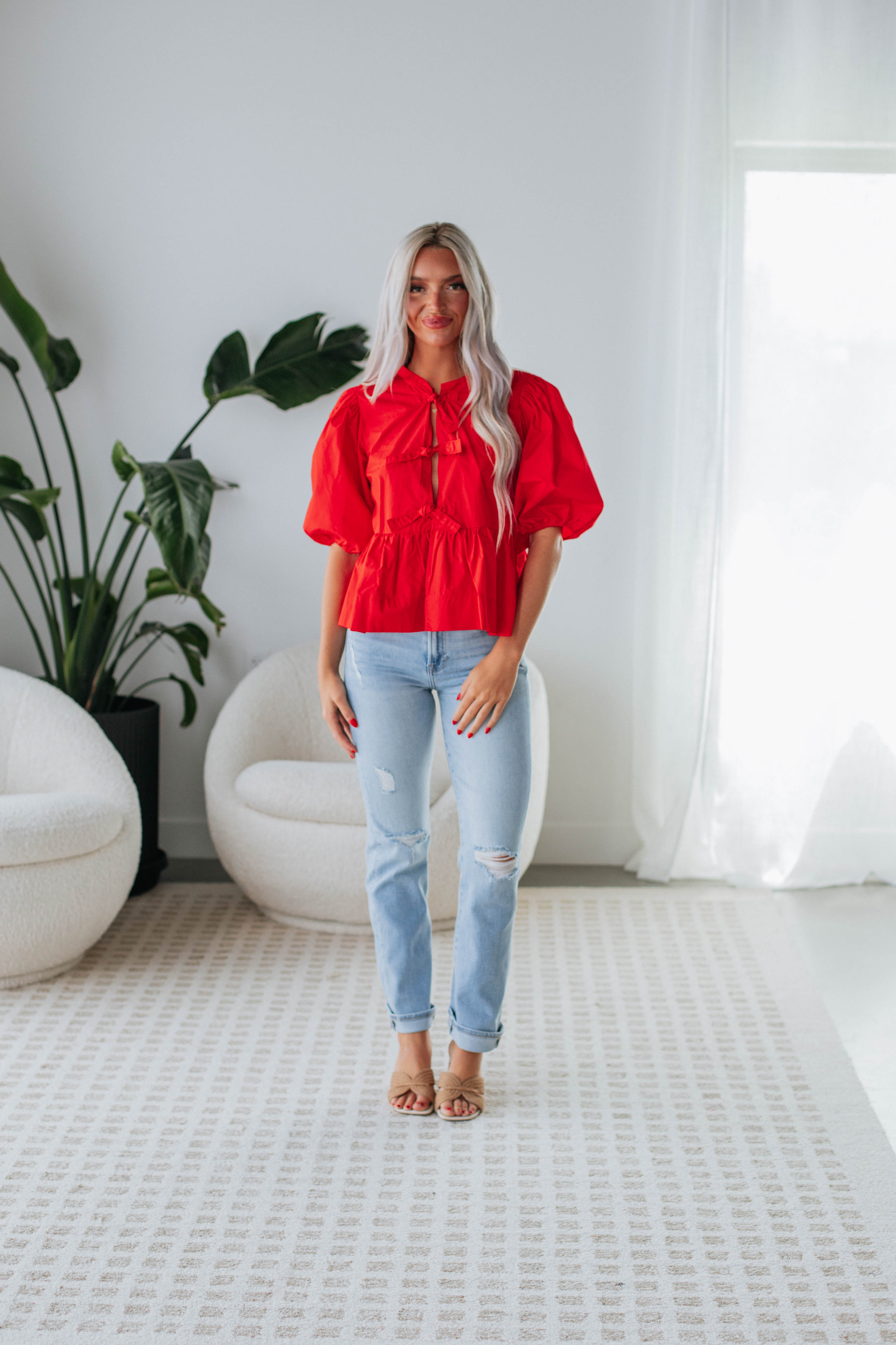 Stylish Indy Top for Women - Trendy Casual Blouse for Everyday Wear - Perfect for Office, Outings & Date Nights