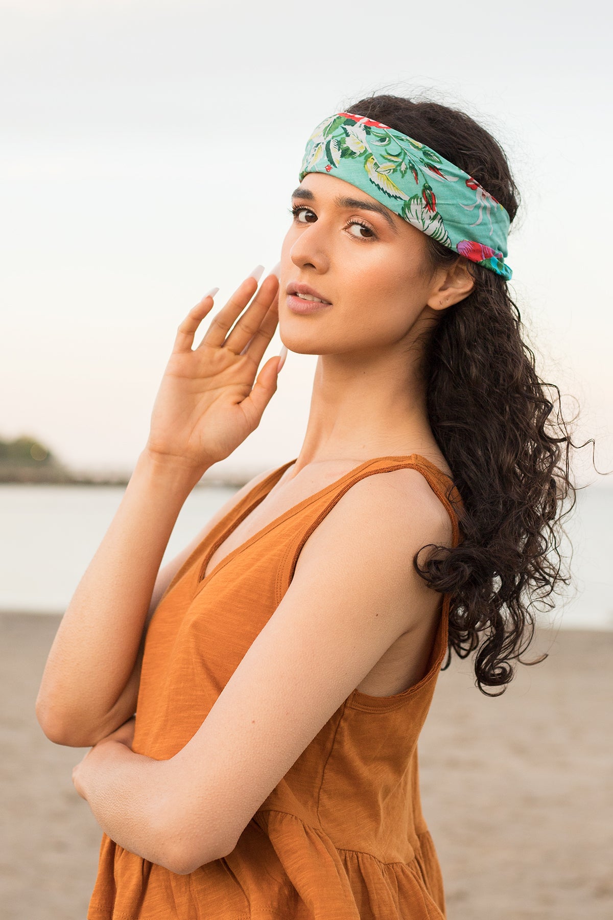 Stylish Multi-Pattern Floral Bandana Scarf - Fashionable Headband, Hair Accessory & Neck Wrap for Women - Perfect for Outdoor Activities, Music Festivals & Summer Outfits