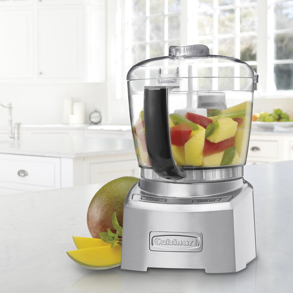 Cuisinart 4 Cup Food Chopper - Die Cast CH-4DC Electric Kitchen Appliance for Chopping, Mincing & Pureeing - Perfect for Nuts, Herbs, Vegetables & Baby Food Prep