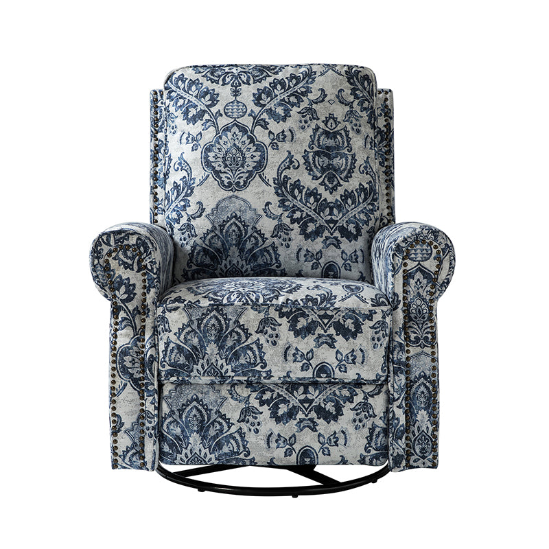 Comfortable Nikola Swivel Glider Recliner Chair - 360° Rotation & Smooth Gliding Motion - Perfect for Living Room, Nursery, or Home Theater Relaxation