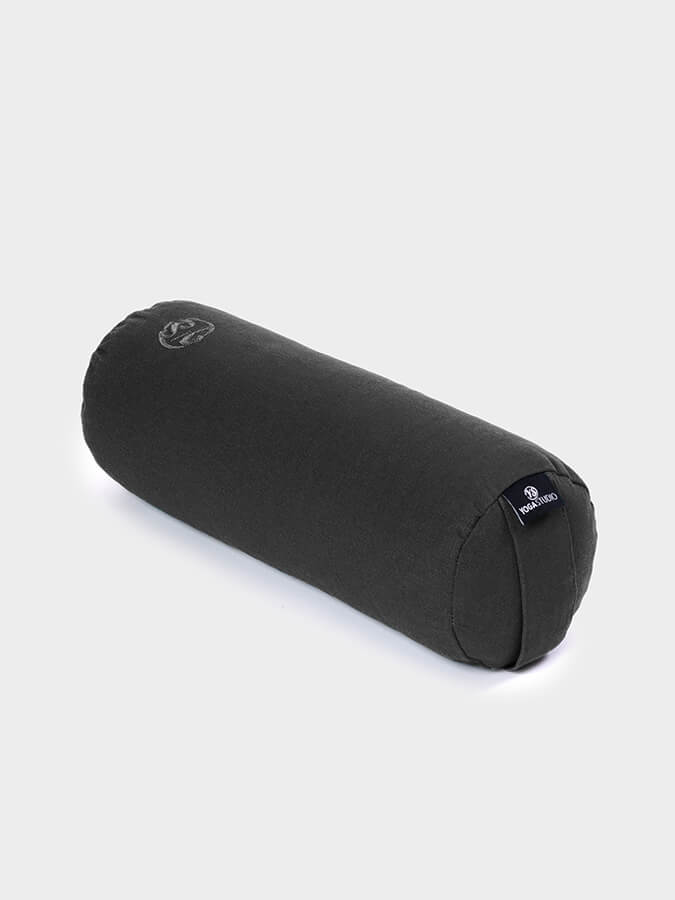 Organic Buckwheat Mini Yoga Bolster - Support for Meditation, Prenatal & Restorative Yoga - Perfect for Home & Studio Use