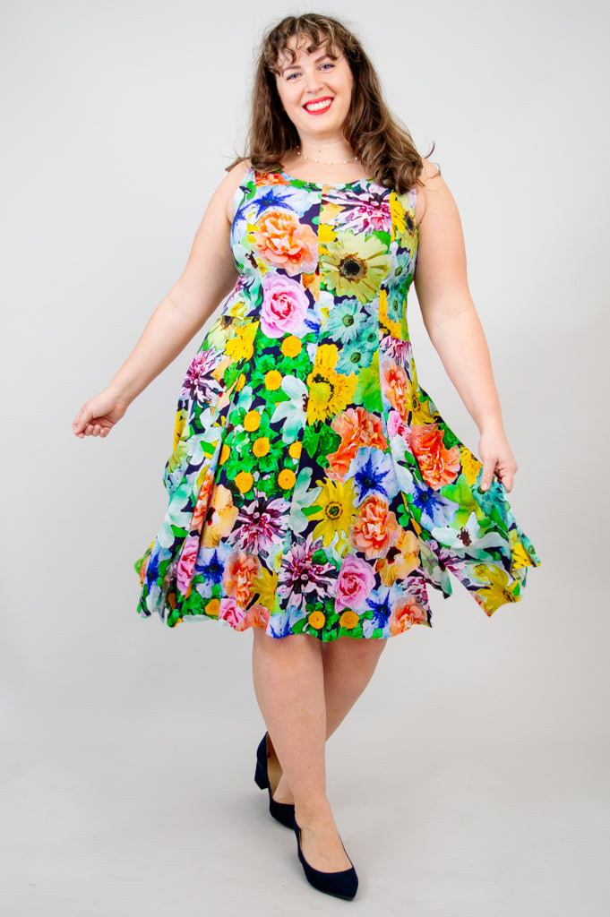 Avery Dress - Disco Style Linen Bamboo Blend for Women - Perfect for Parties, Nightlife & Special Occasions