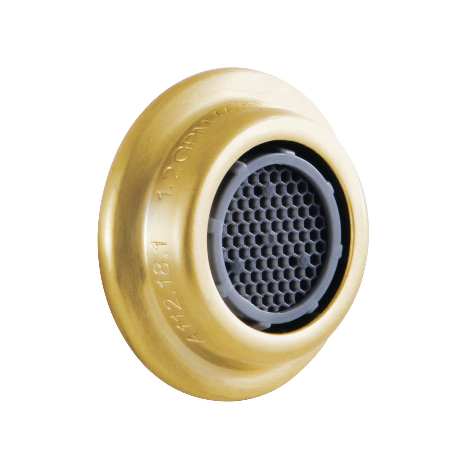 Cal Green Z12KSSA7127 1.2 GPM Brushed Brass Male Aerator - Perfect for Bathroom Sink Faucets & Water Conservation