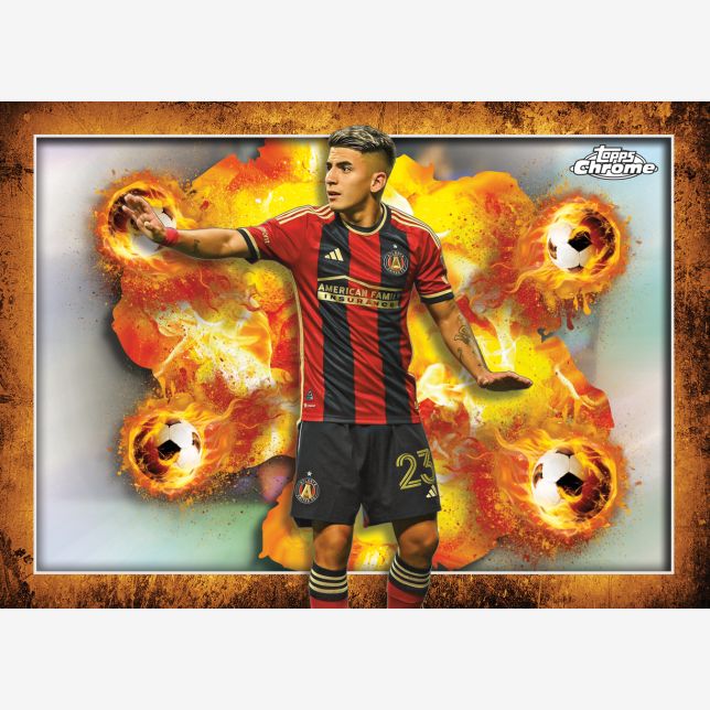 2023 Topps MLS Chrome Soccer Trading Cards Value Box - Collectible Player Cards for Fans & Collectors - Perfect for Gifts, Display, and Trading