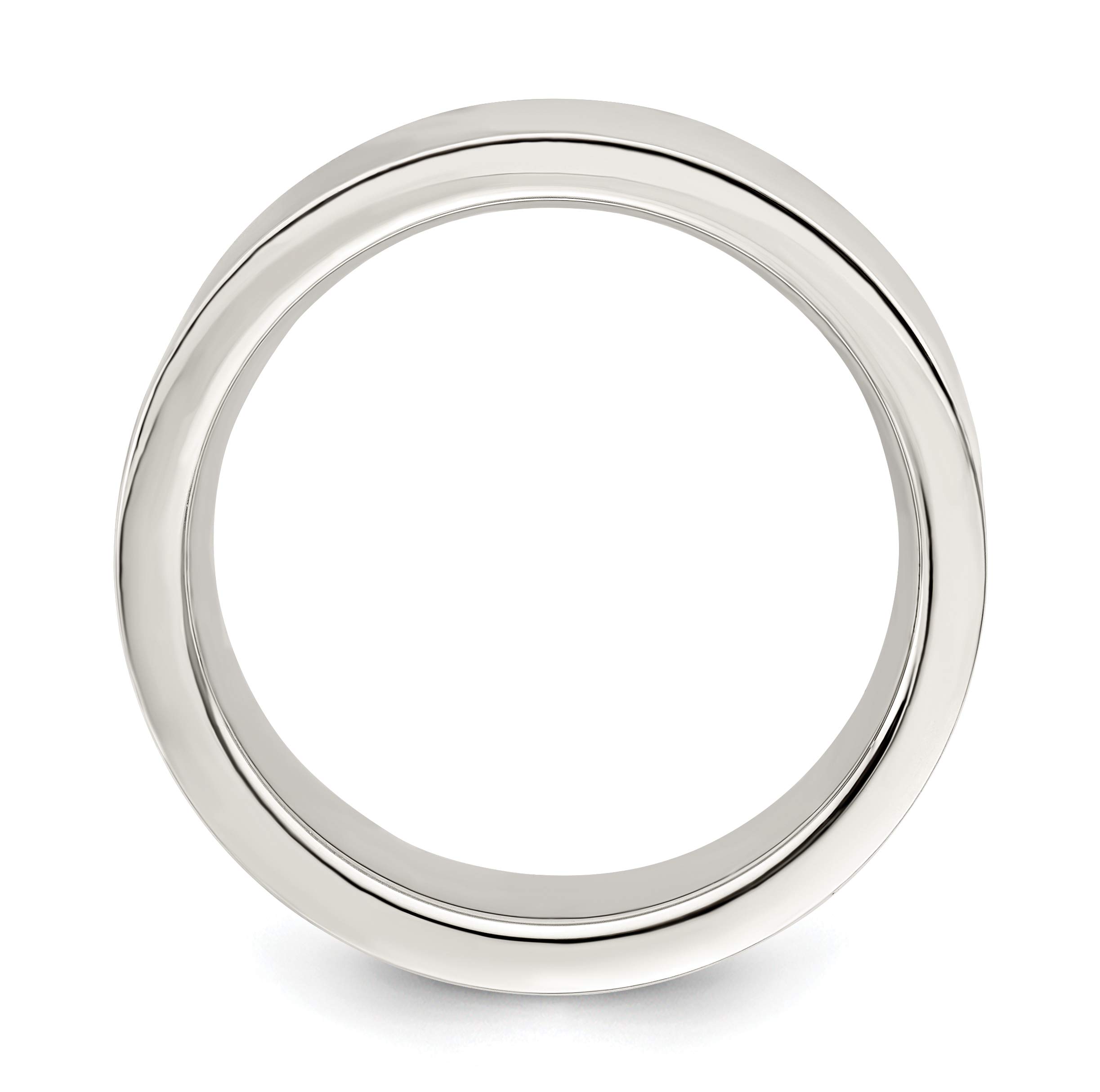 7mm Flat Comfort Fit Sterling Silver Wedding Band Ring for Men & Women - Perfect for Weddings, Anniversaries, and Everyday Wear