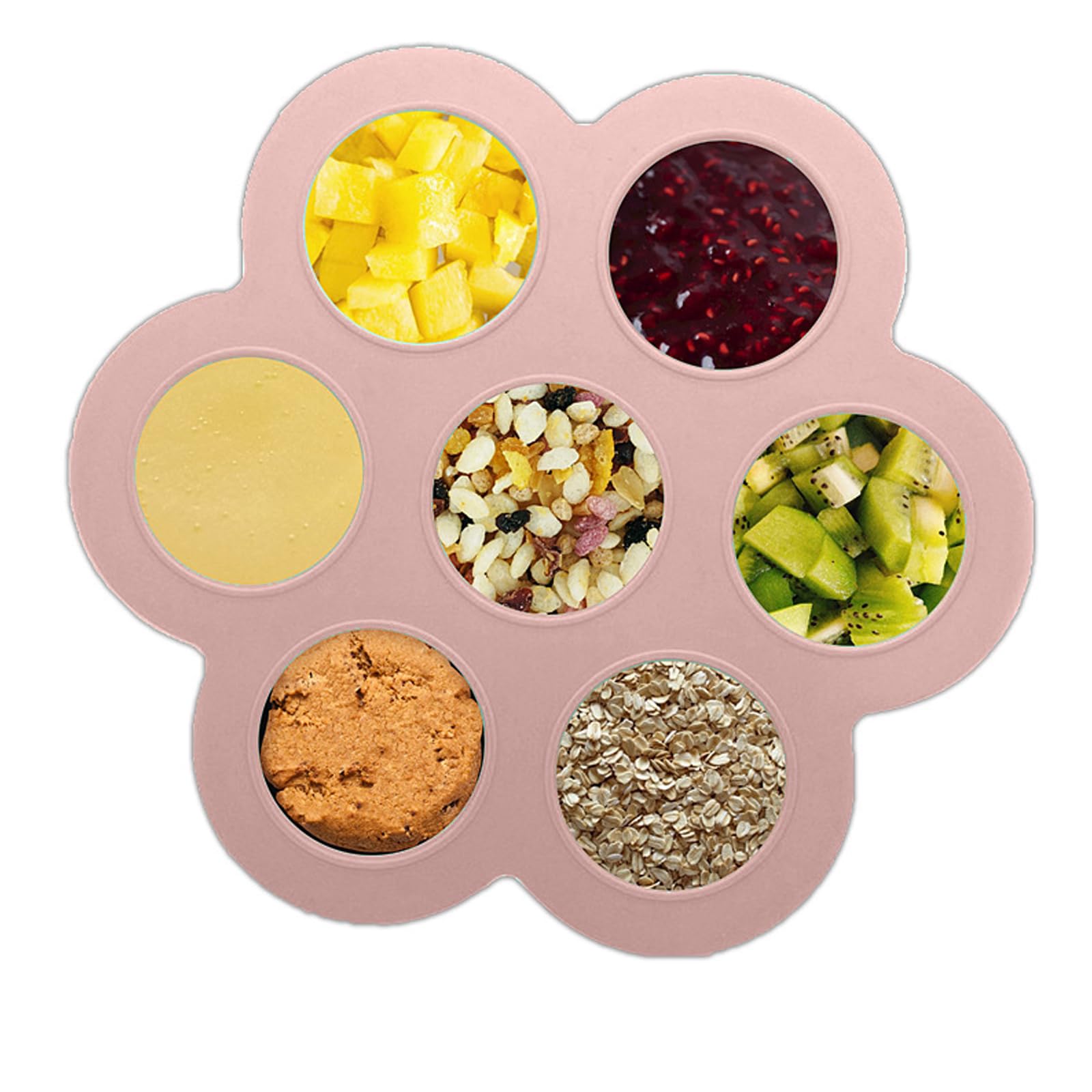 GNAUMORE Silicone Baby Food Storage Containers with Lids - BPA-Free Freezer Trays for Breast Milk, Puree & Snacks - Perfect for Meal Prep, Baby Led Weaning & Organizing Fridge