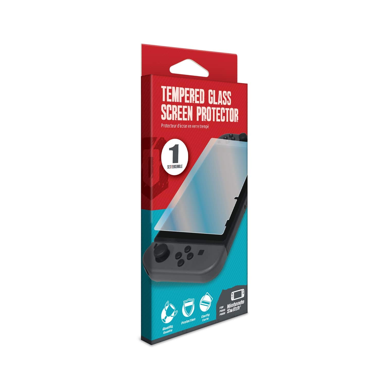 Armor3 Tempered Glass Screen Protector for Nintendo Switch (Single-Pack) - Ultra HD Clear, Anti-Scratch, Bubble-Free - Perfect for Gaming Protection at Home or Travel
