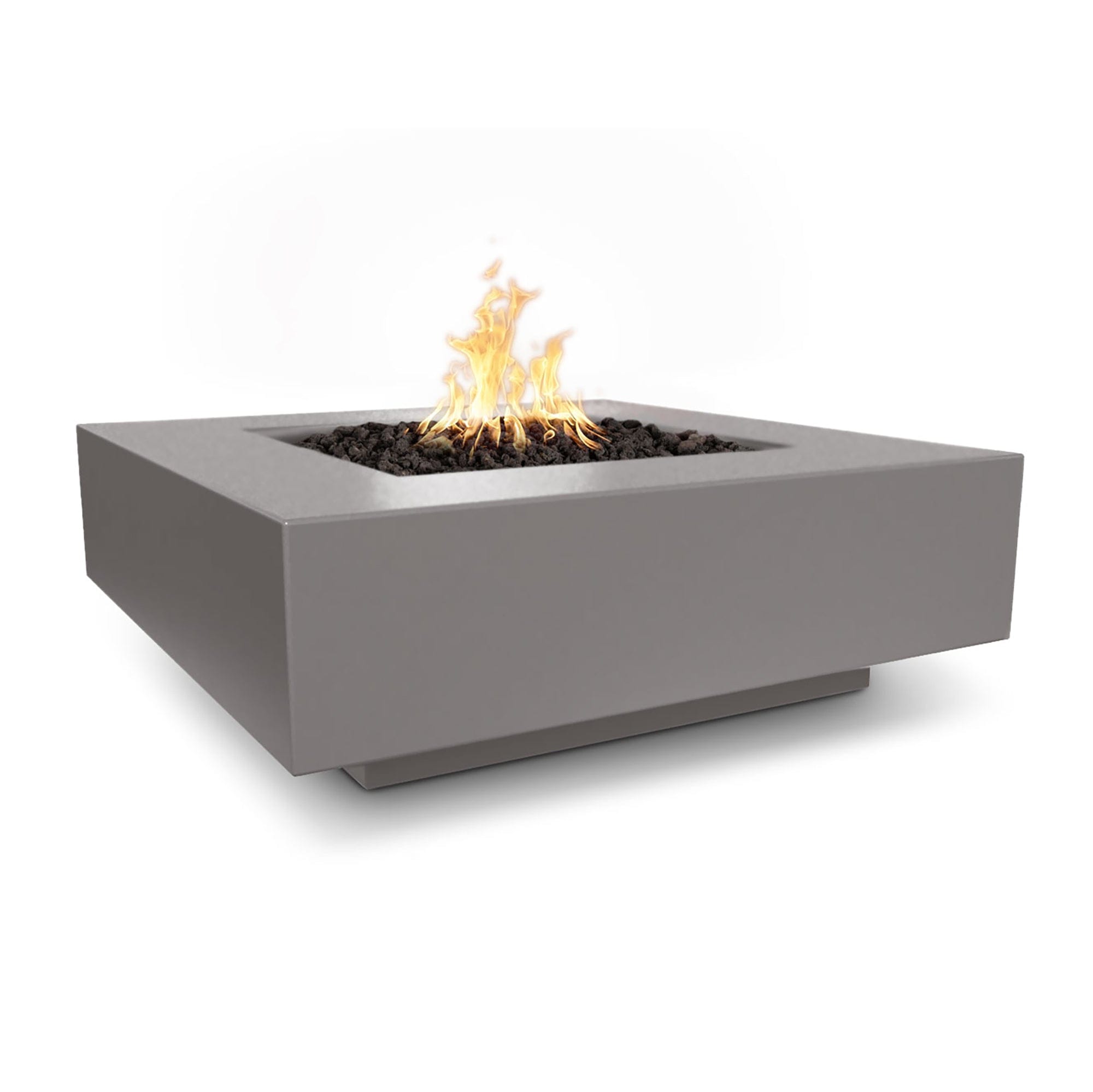 Premium Cabo Square Concrete Outdoor Fire Pit - Durable & Weather-Resistant for Patio, Backyard, and Garden Gatherings