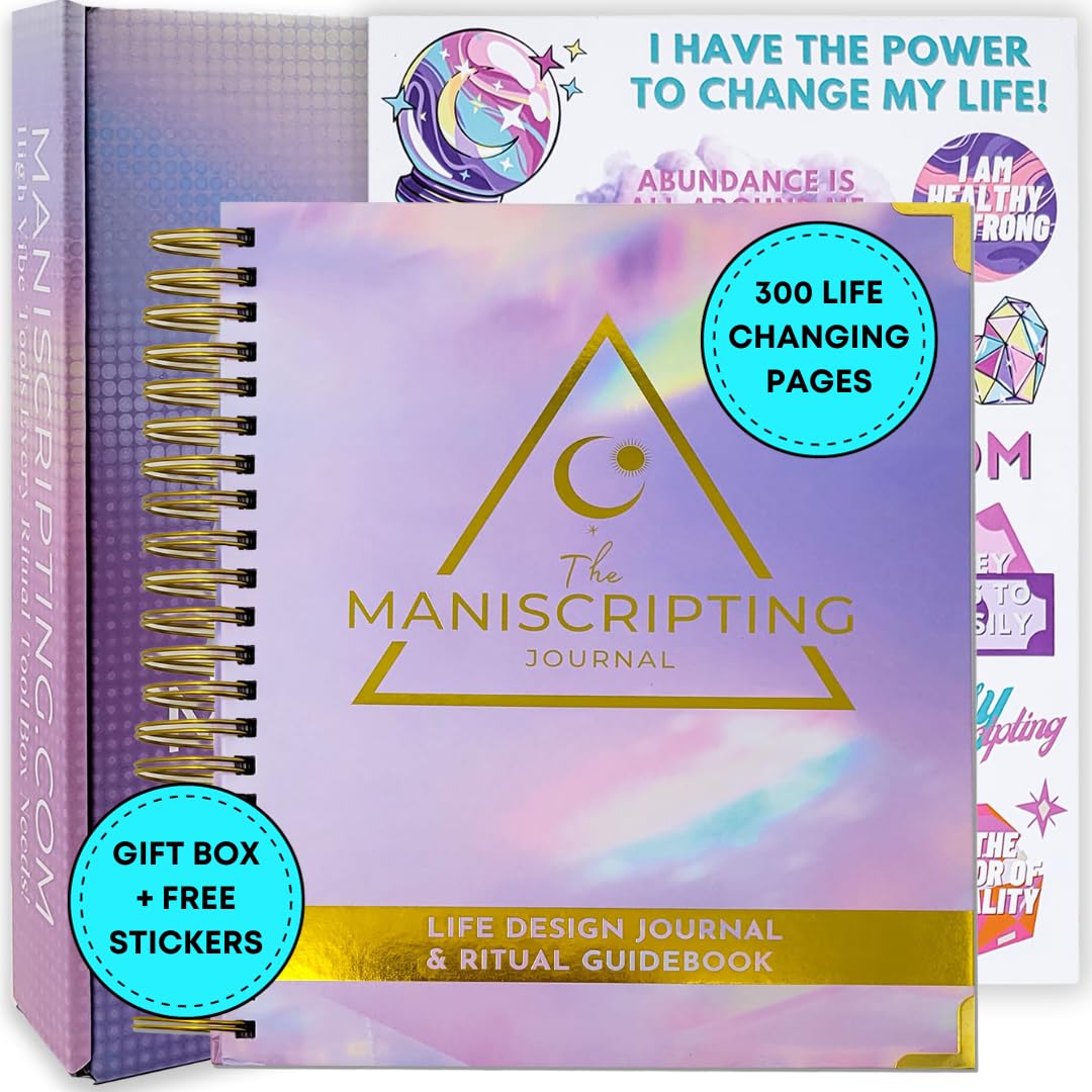 Manifestation Journal for Women - 90 Day Undated Planner with Guided Prompts, Daily Gratitude & Mindfulness Exercises, Weekly Habit Tracker | Self Love, Happiness & Wealth Building Tool | Perfect for Goal Setting, Personal Growth & Daily Reflection