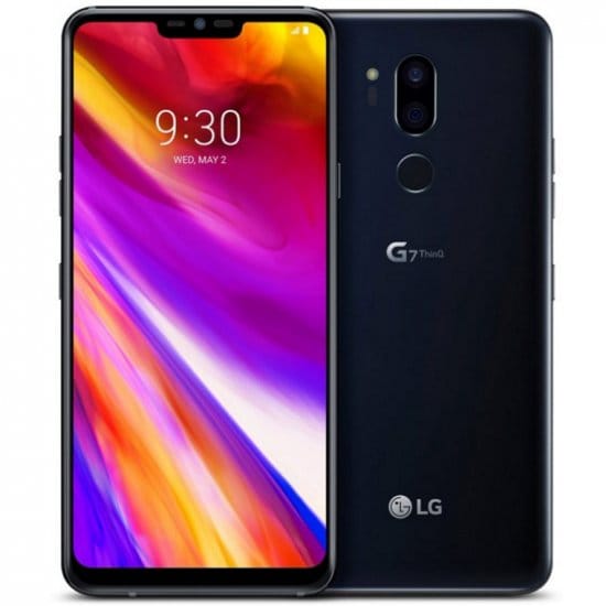 LG G7 ThinQ Smartphone - 64GB Aurora Black (Unlocked) - Waterproof, Hi-Fi Quad DAC, AI Camera - Perfect for Streaming, Gaming & Business Use