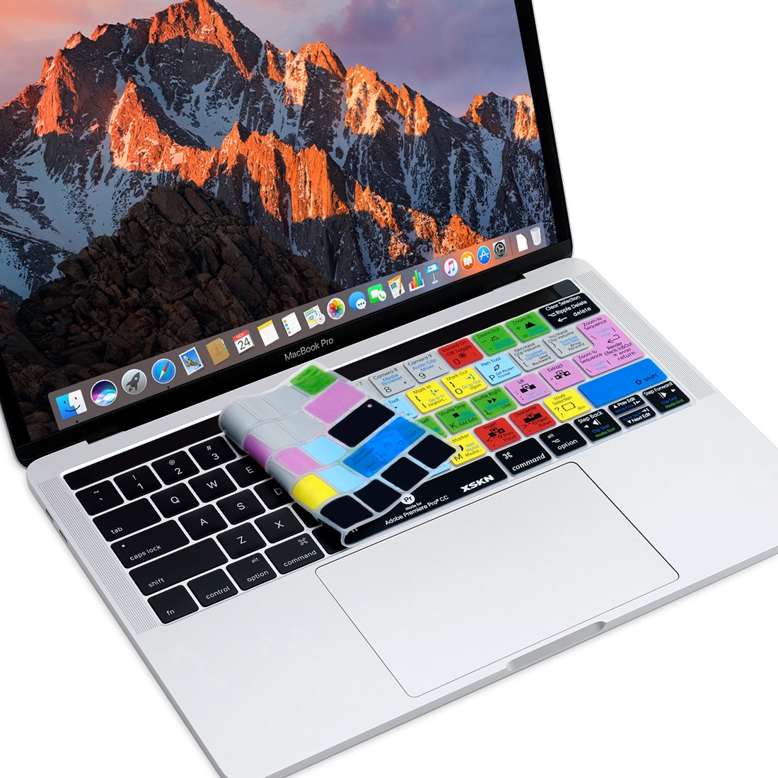XSKN 2016 Shortcut Keyboard Cover for MacBook Pro 13