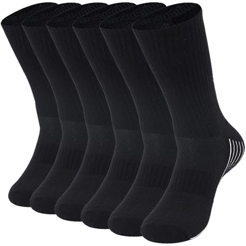 6-pairs Black Bamboo Dress Socks